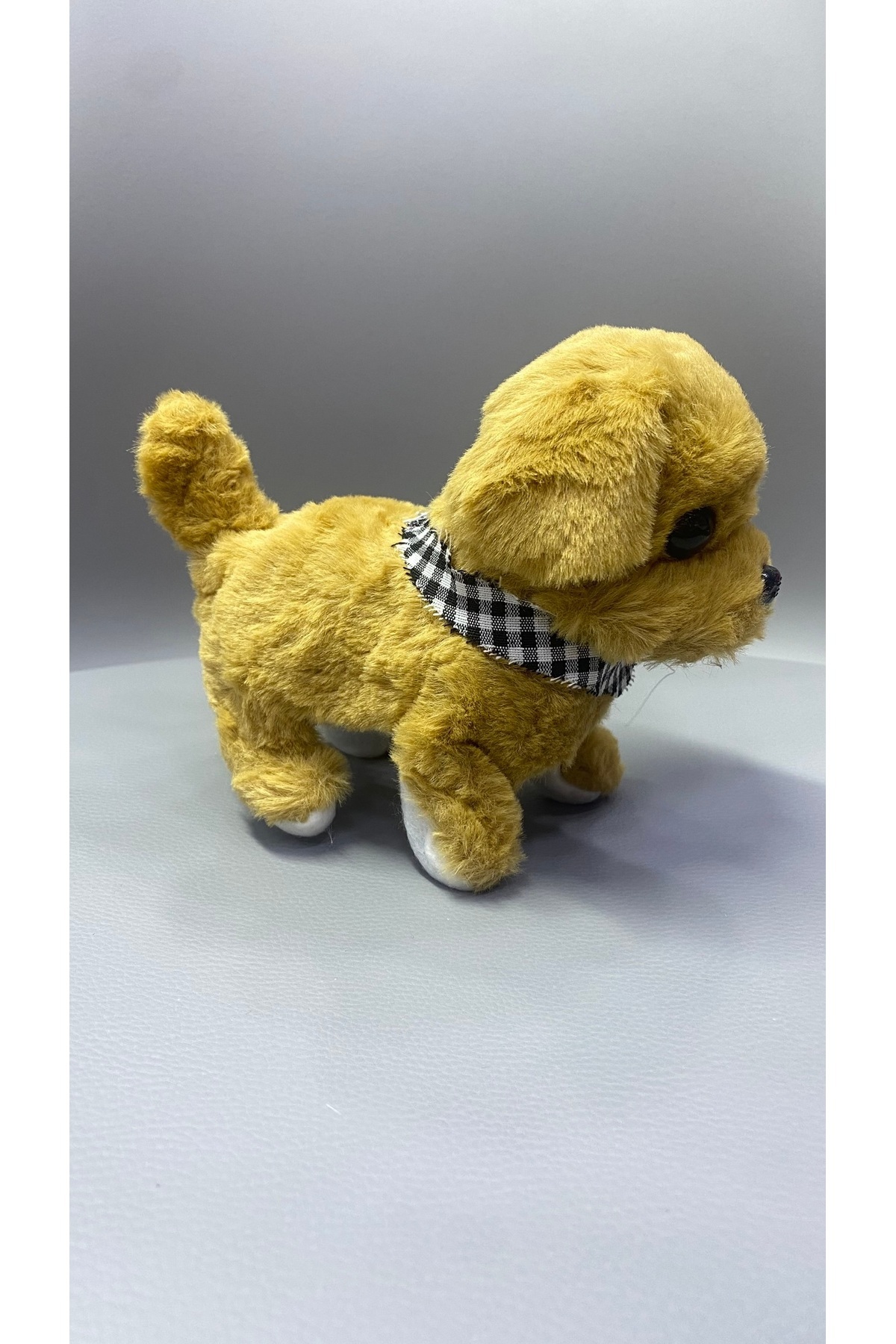Magicway Sesli Havlayan Yürüyen Pilli Sevimli Oyuncak Peluş Köpek Emekleme Oyuncağı Arkadaşı Yürüteç fotoğrafı 4 (önizleme)