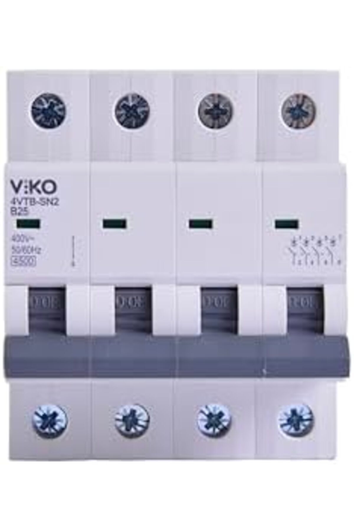 BRF bfsx 4VTB-4B25 Otomatik Sigorta 4,5kA B Tipi 4 Kutup 25A srae 1199837