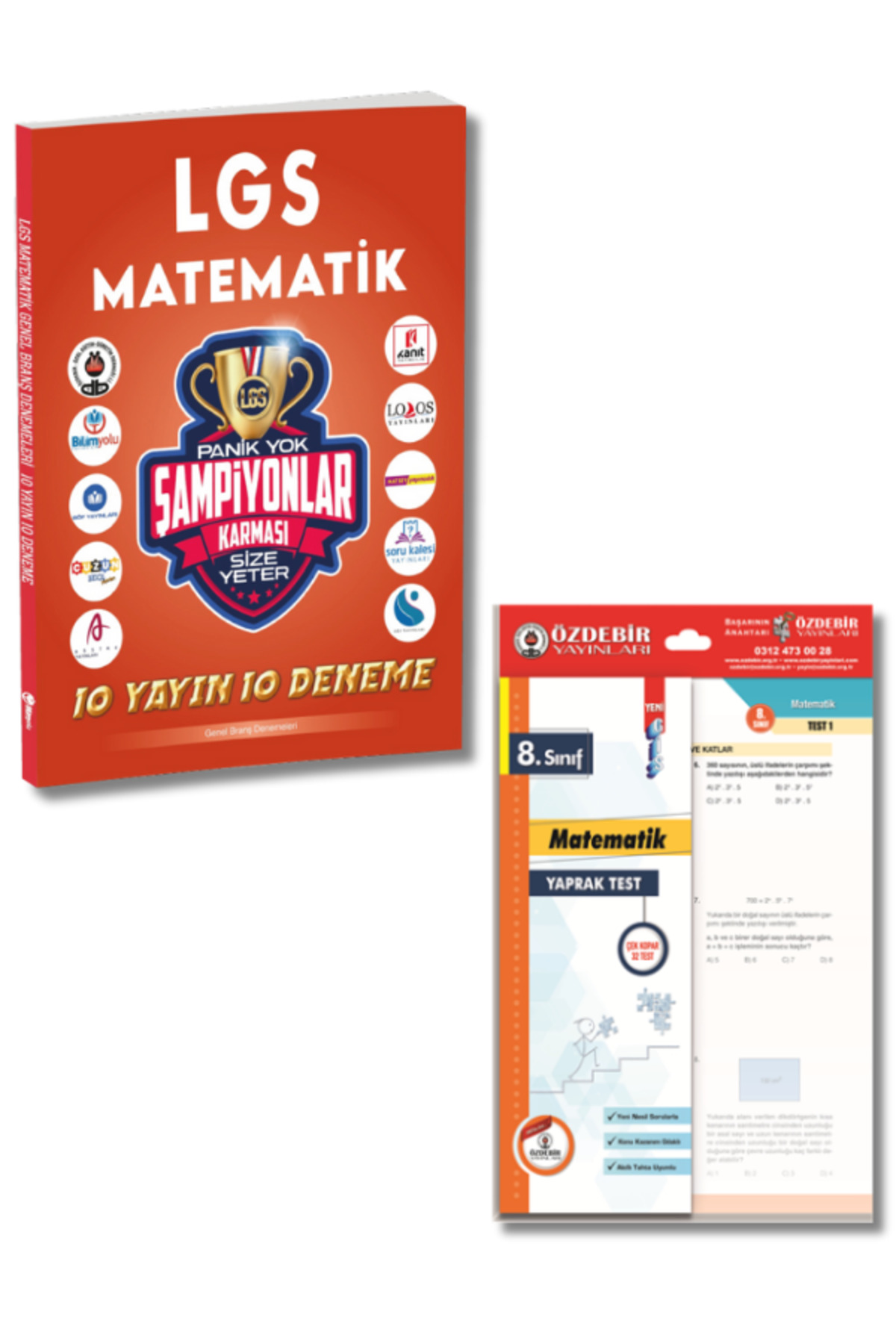ÖZDEBİR YAYINEVİ Şampiyonlar Karması 8.Sınıf LGS Matematik 10 lu