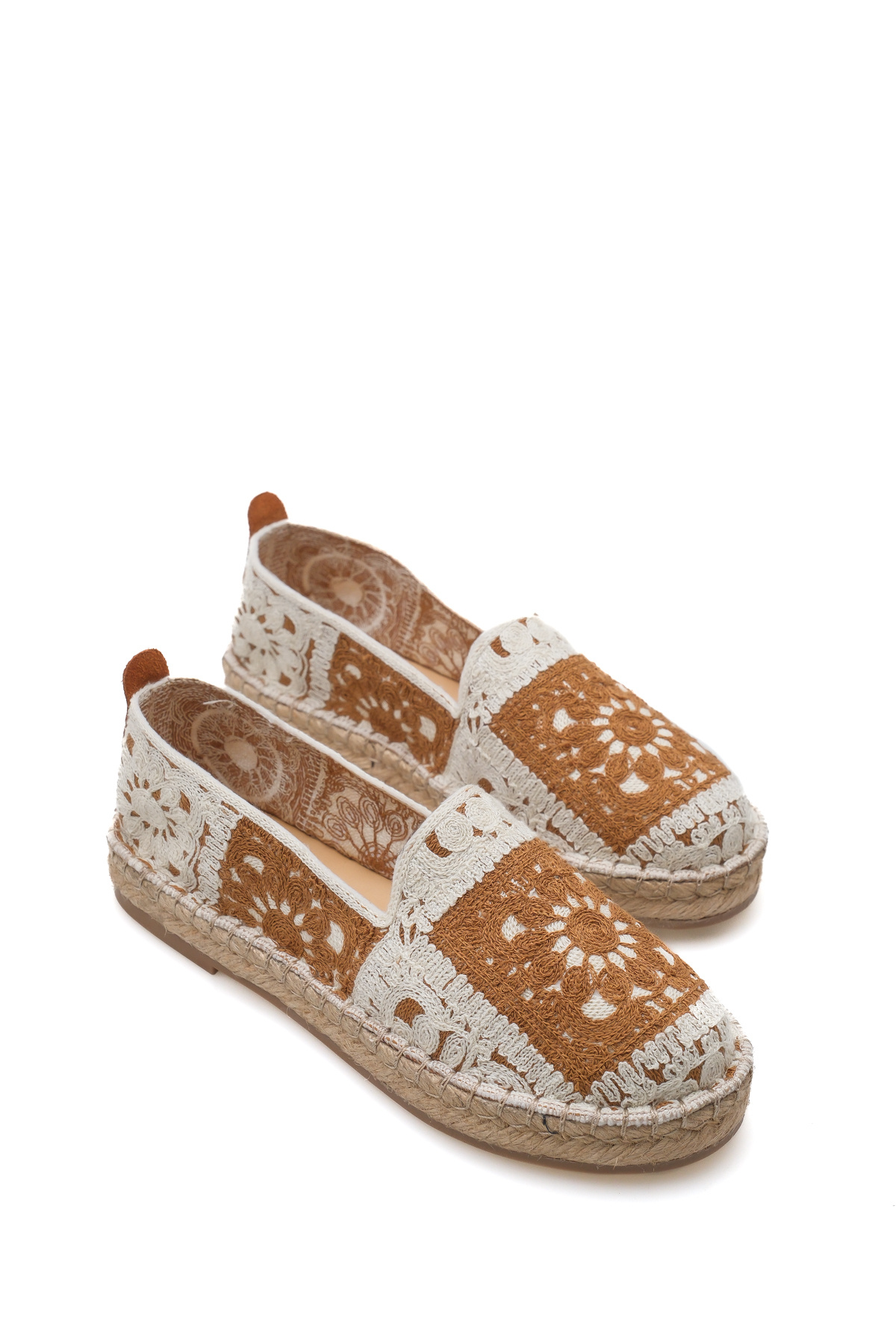 STARK SHOES Kadın Dantel Örgü Espadril