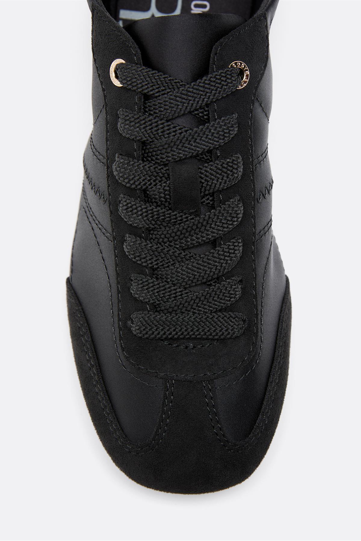 Stradivarius  Saten yüzeyli ince tabanlı spor ayakkabı - Görsel 4