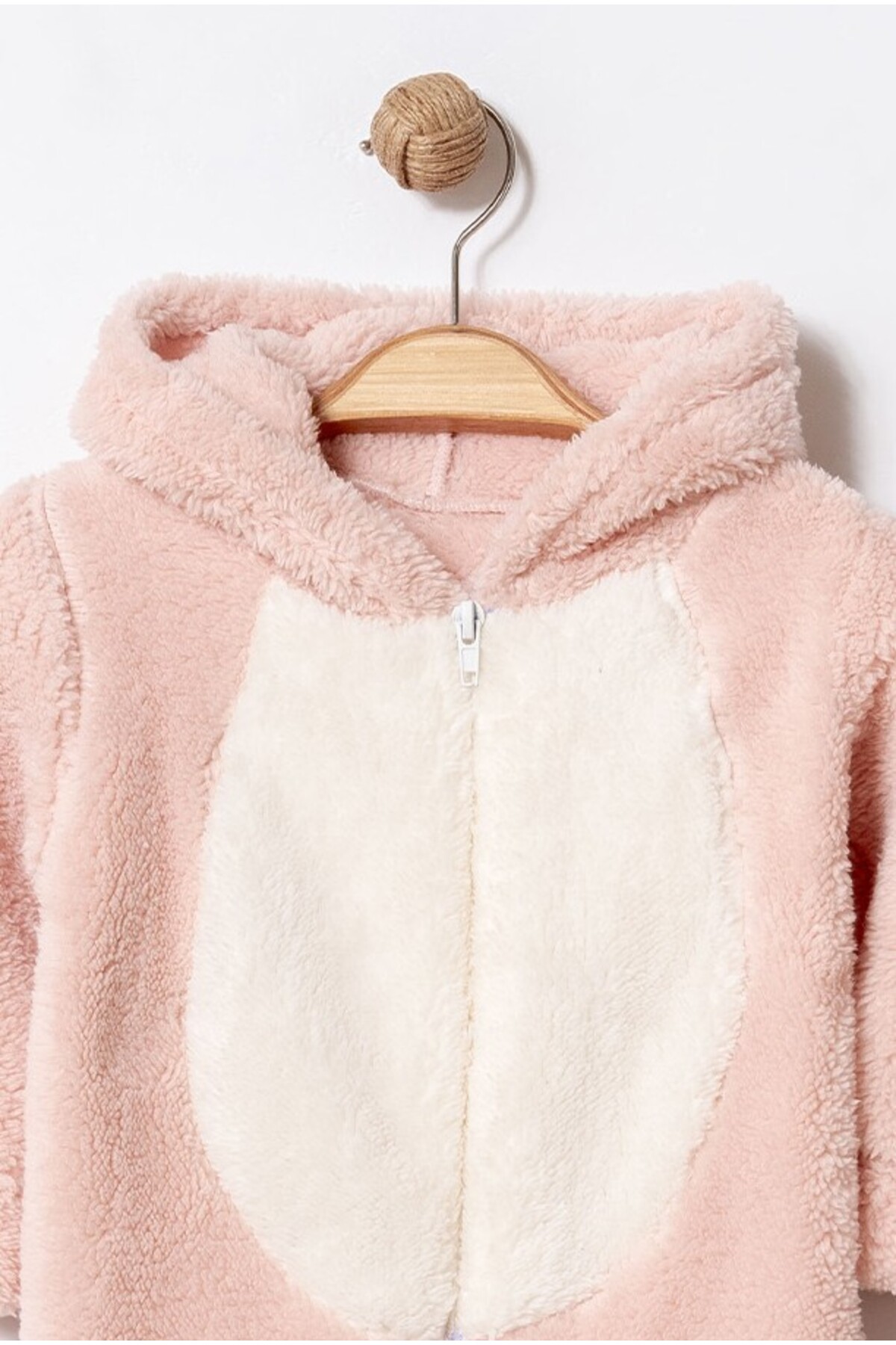 Chicsy Baby Tatlı Kapüşonlu Geyik Figürlü Peluş Bebek Tulum fotoğrafı 5 (önizleme)