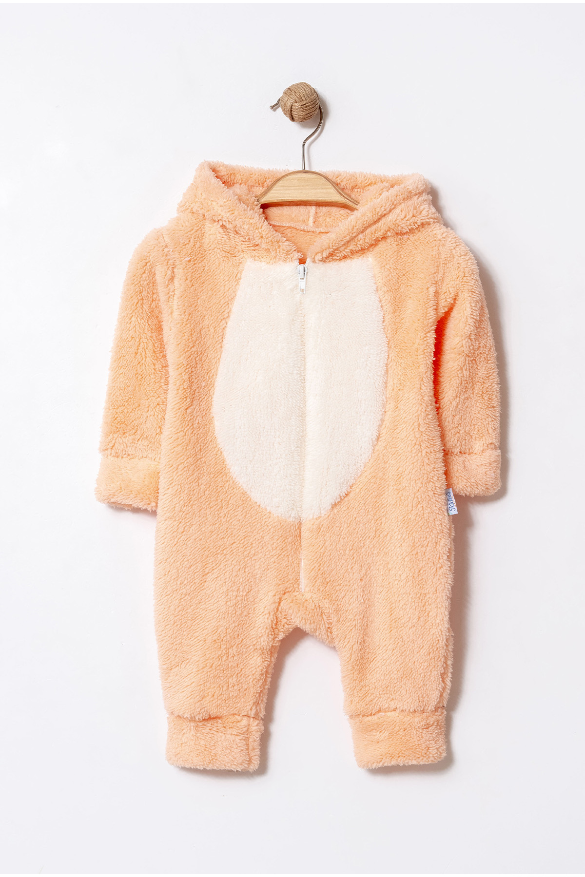 Chicsy Baby Tatlı Kapüşonlu Geyik Figürlü Peluş Bebek Tulum fotoğrafı 4 (önizleme)