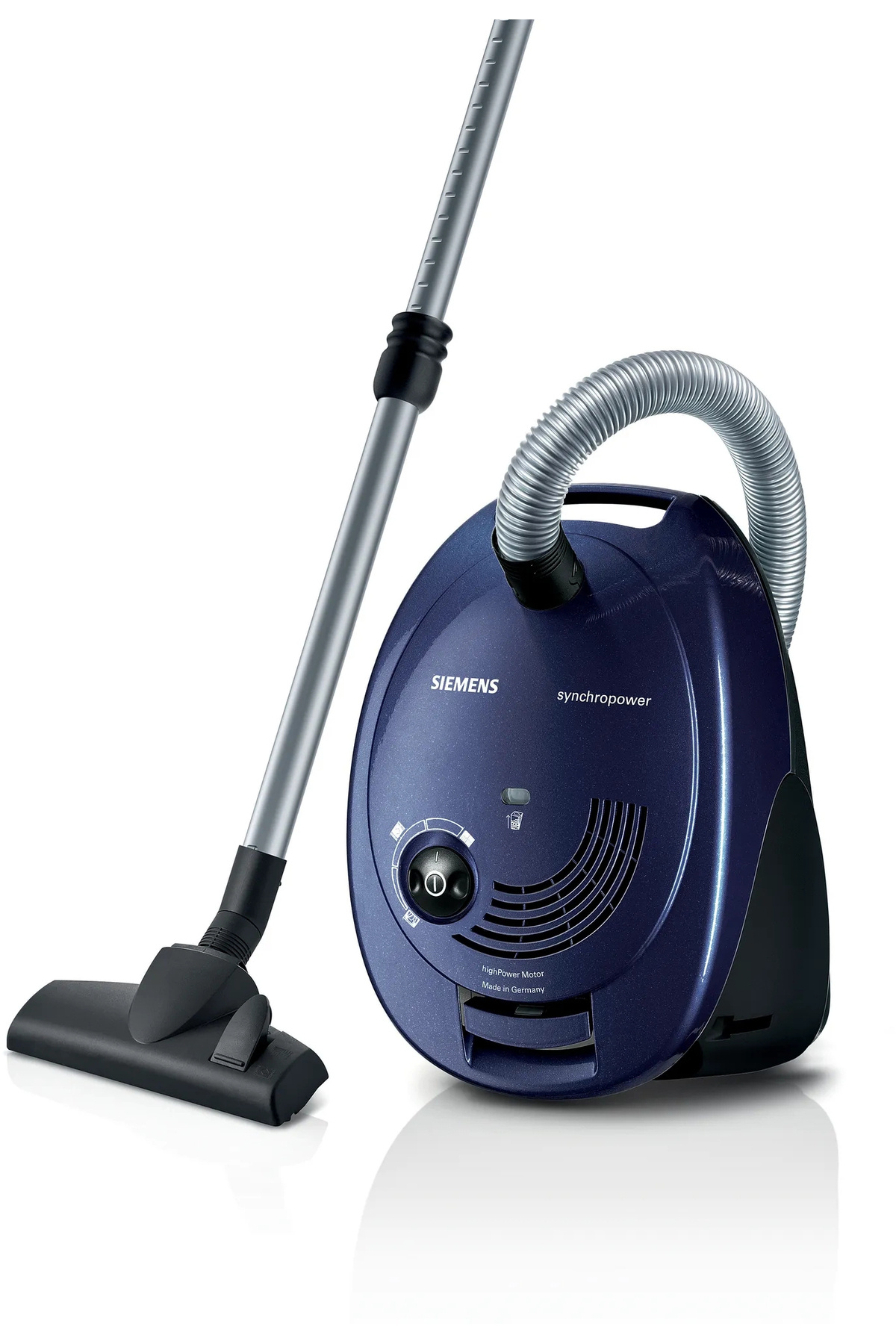 Siemens Toz torbalı Süpürge SynchroPower Mavi VS06B1110