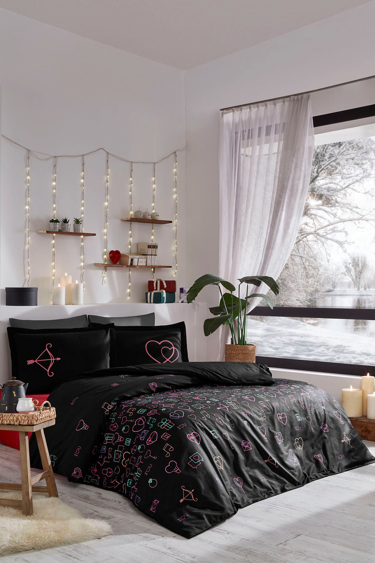 Özdilek Gleam Love Çift Kişilik Nevresim Takımı fotoğrafı 2 (önizleme)