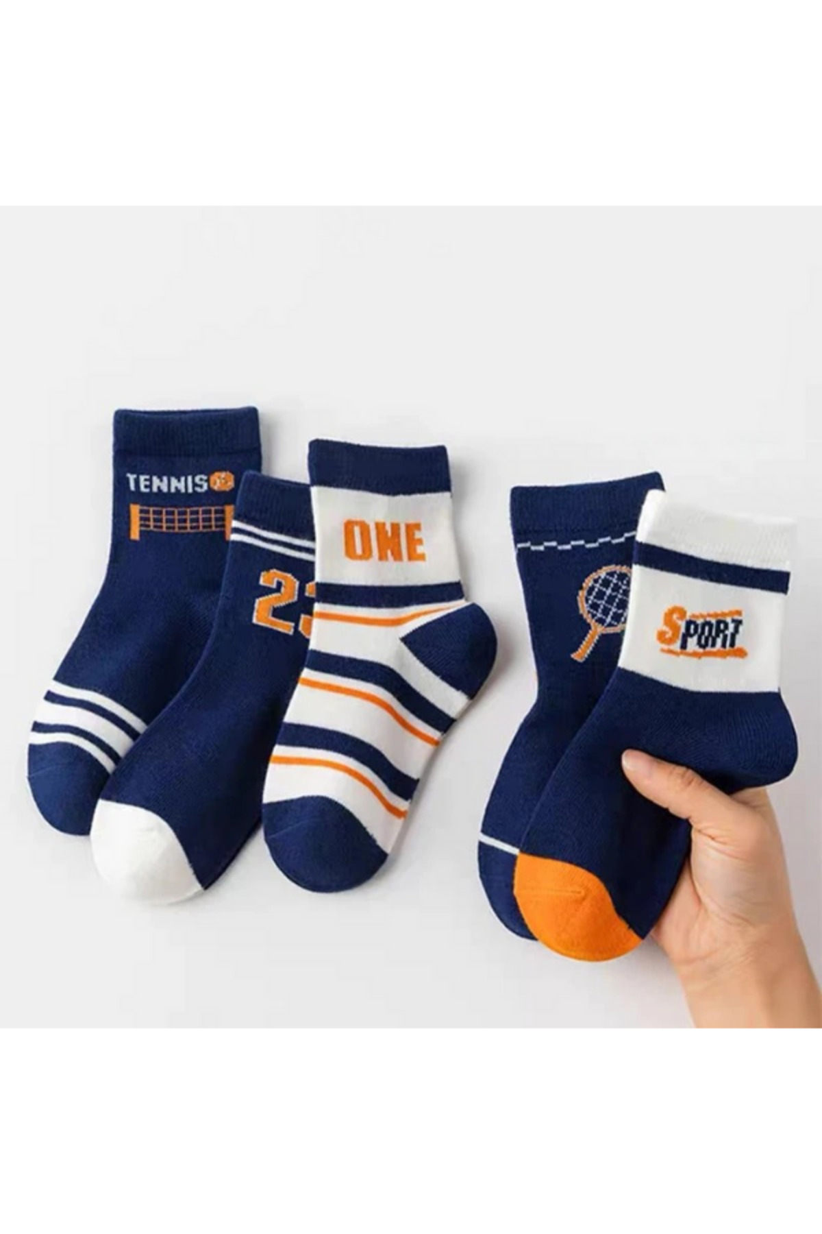 Hobins Sportswear & Company 10'çift Bebek & Çocuk Lüx Çorap Günlük Kullanıma Uygun Nefes Alabilen Dört Mevsim Okul Çorabı fotoğrafı 4 (önizleme)
