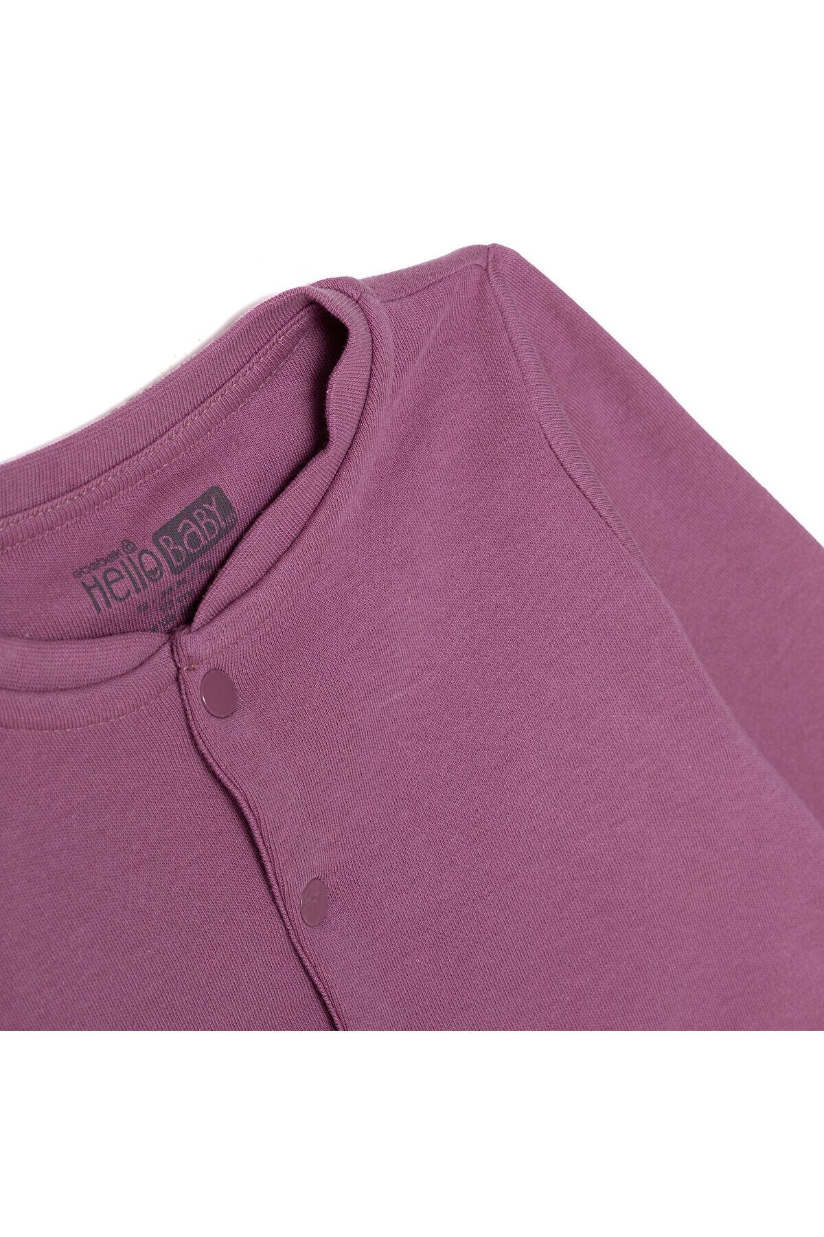 ebebek Hello Baby HelloBaby Kız Bebek Basic Hırka İnterlok Bisiklet Yaka Uzun Kol fotoğrafı 3 (önizleme)