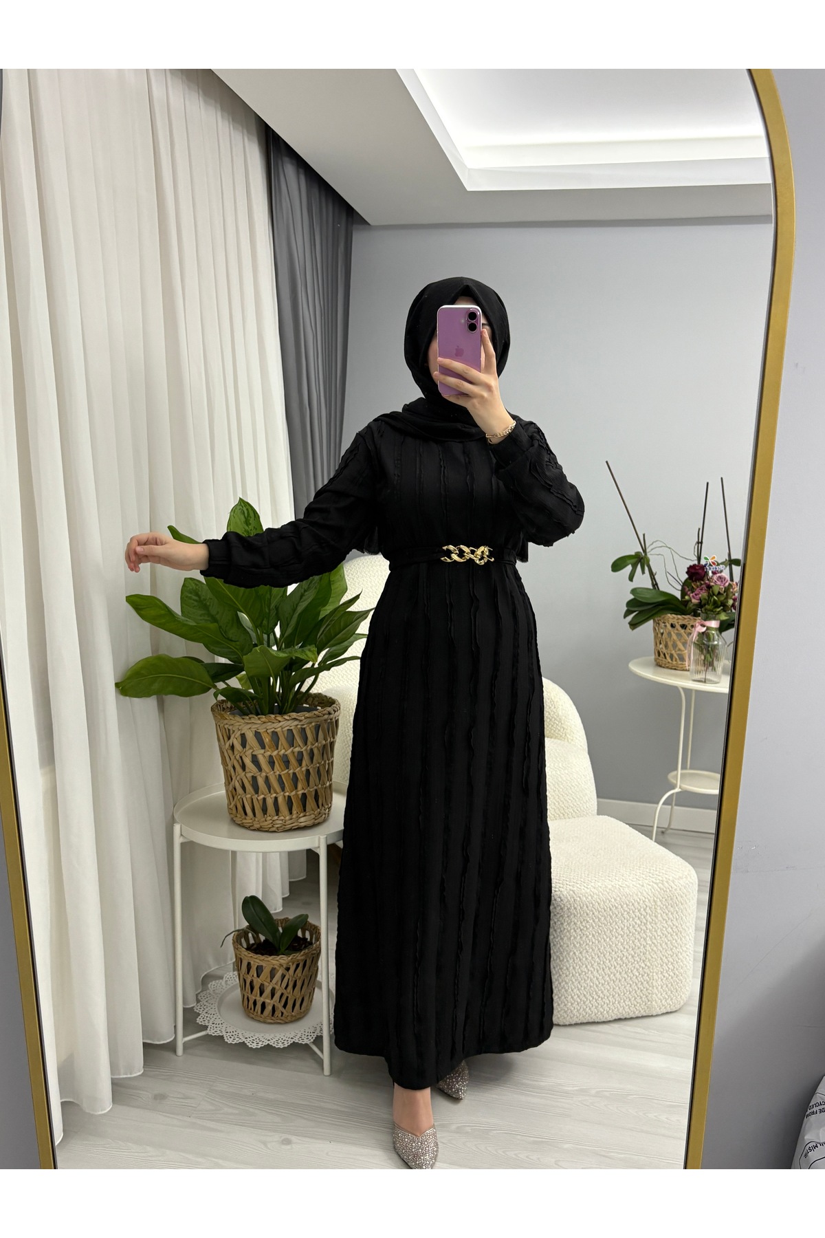 STİLSEN  TESETTÜR BOYDAN ELBİSE - Görsel 2