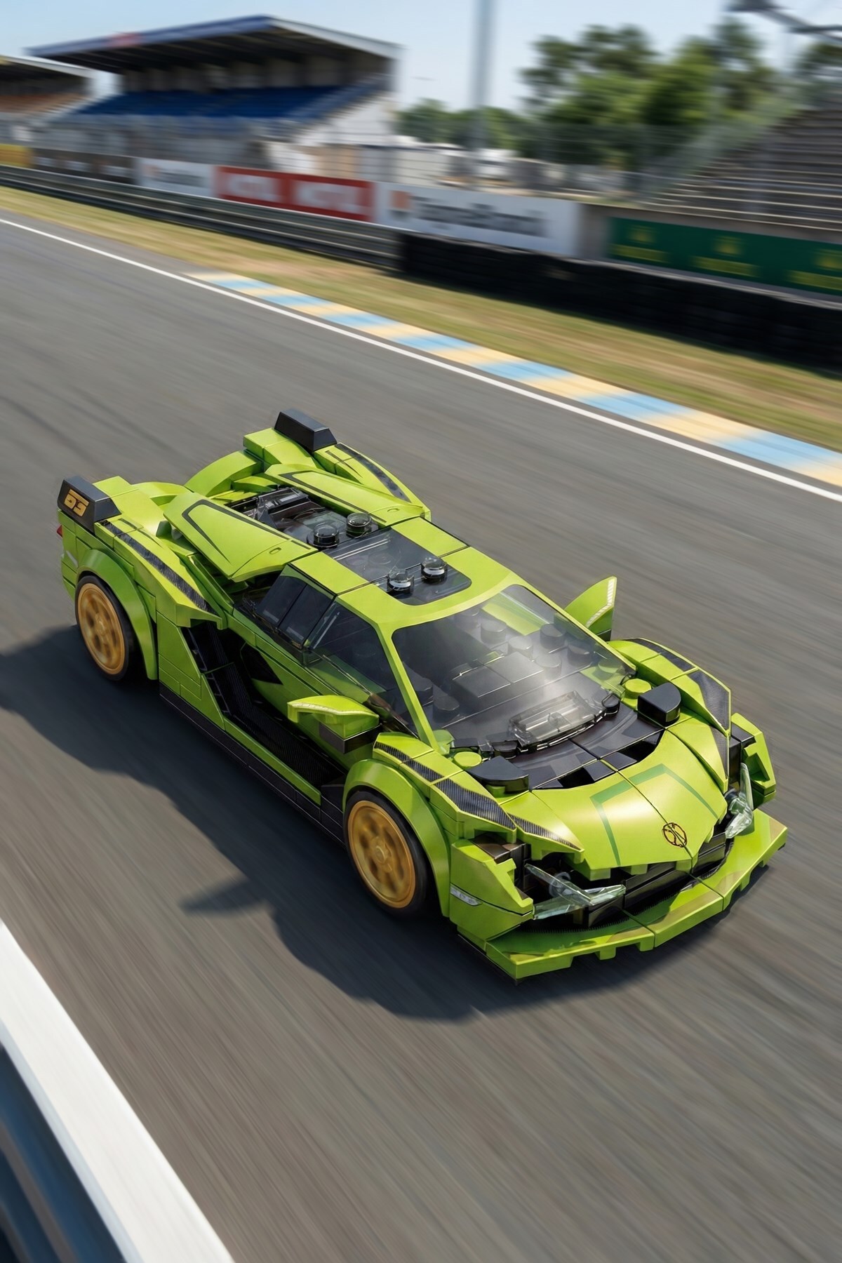 مجموعه بلوکهای ساختمانی لامبورگینی Sc63 خودروهای لوکس – ۳۳۲ قطعه