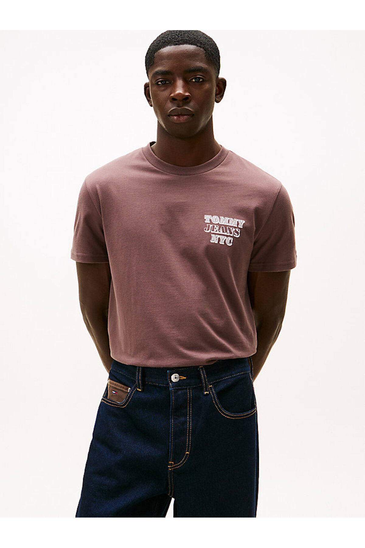 تامی هیلفیگر تی شرت مردانه طرح TJM کد 001