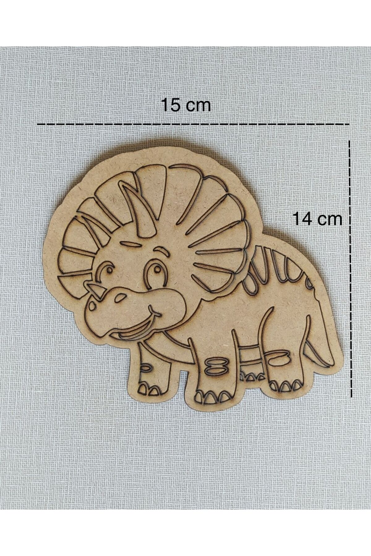 ست نقاشی دایناسور چوبی – ۳ فیگور + ۶ رنگ و قلم‌مو – کیت سرگرمی آموزشی