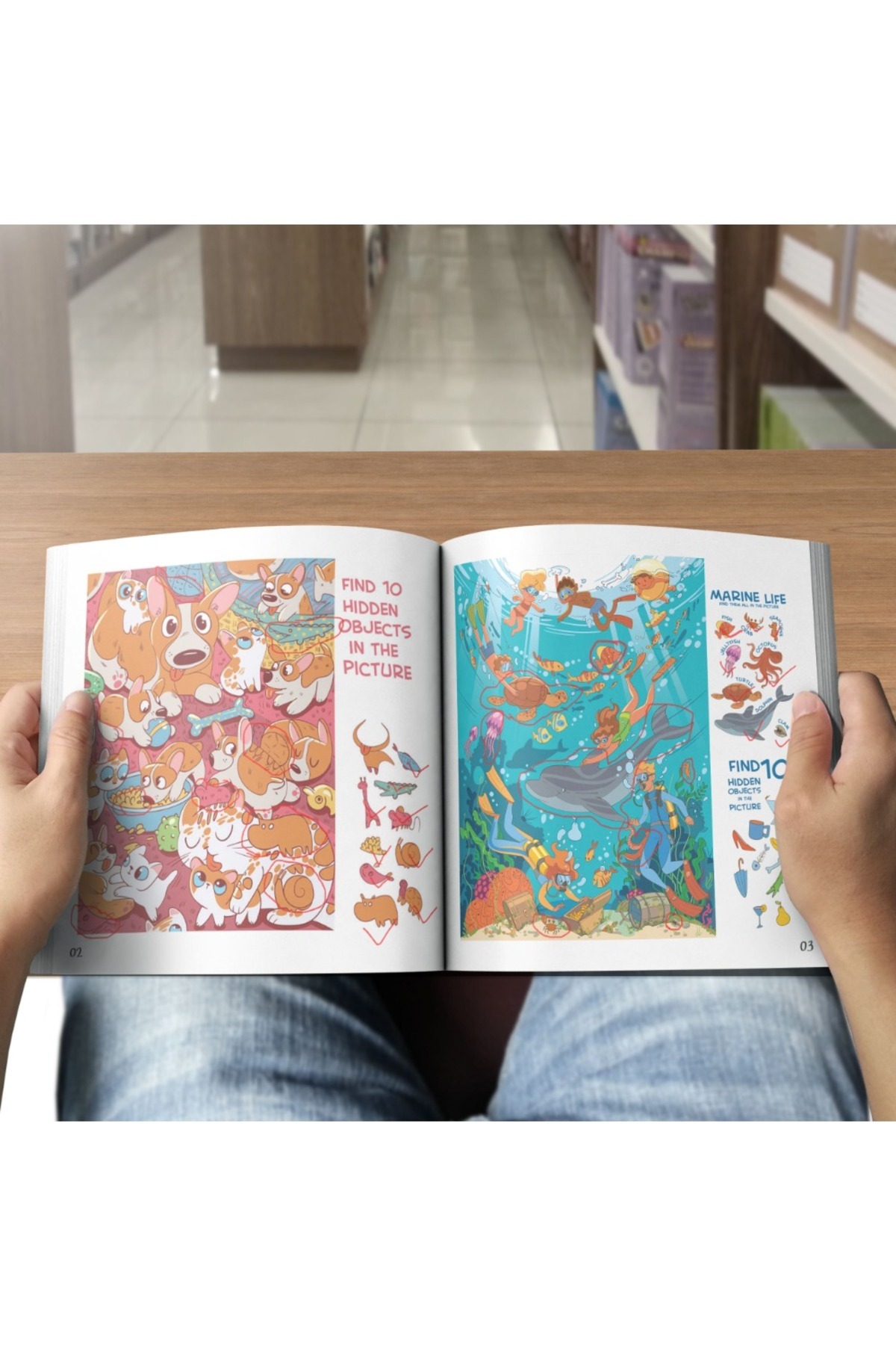 style1 مهارتهای تمرکز را با کتابهای تصویری اشیاء پنهان برای کودکان تمرین کنید