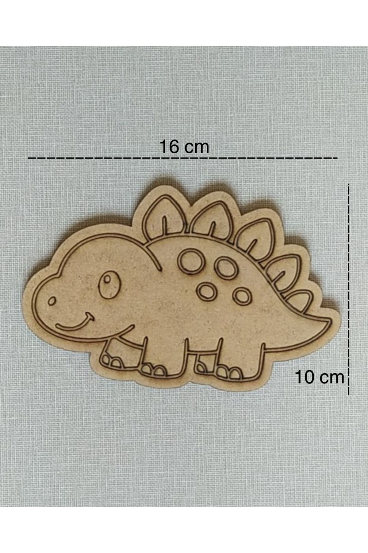 ست نقاشی دایناسور چوبی – ۳ فیگور + ۶ رنگ و قلم‌مو – کیت سرگرمی آموزشی