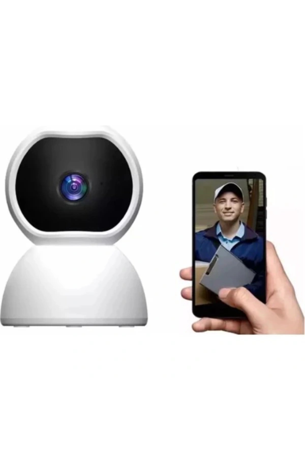 TeknoKesgin KESGİN MARKET®Çift Taraflı Ses Özellikli Wi-fi Kamera
