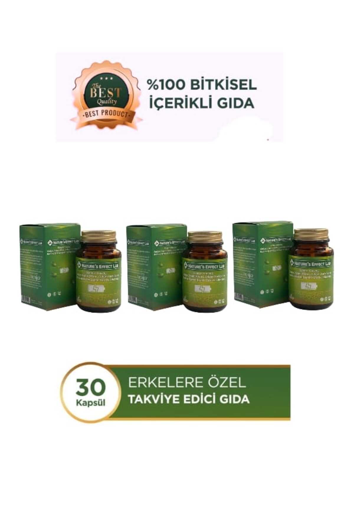 Natures Effect Lab Power Kuvvet Güç Enerji Erkeklere Özel Performansı Arttırıcı Takviye Edici Gıda 90 Kapsül — İstek Arttırıcı Sertleştirici Cinsel