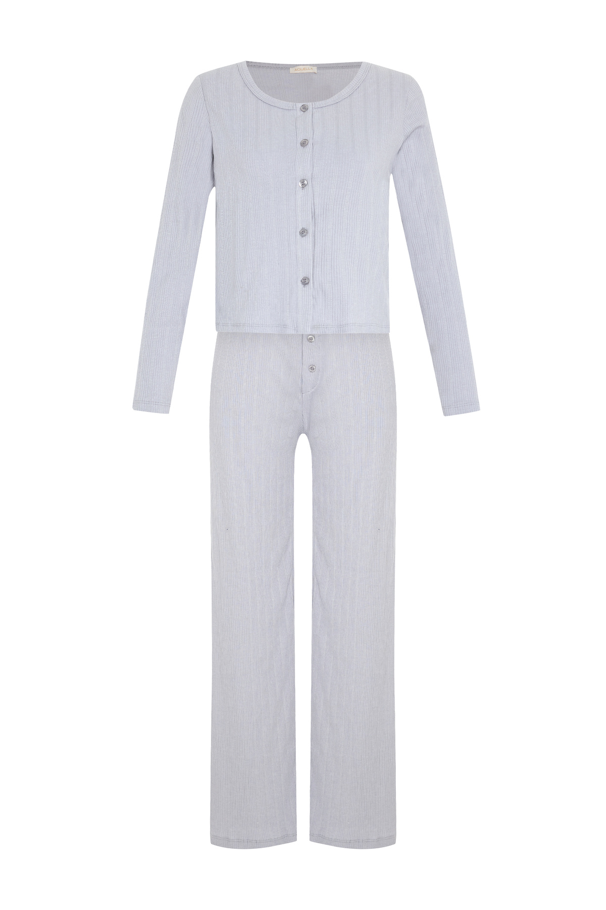 AQUELLA Betsy Gri 3 lü Pijama Takımı