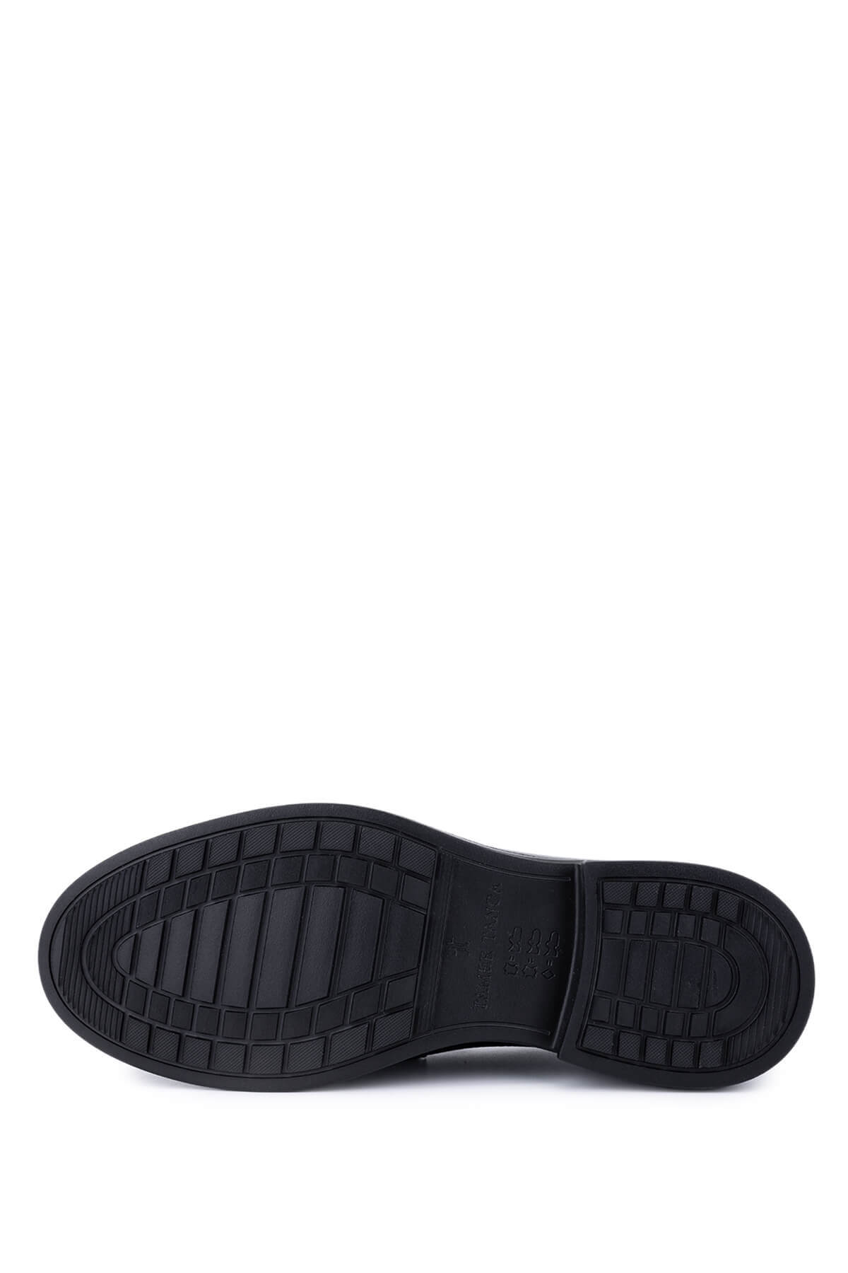 Tamer Tanca  Erkek Hakiki Deri Siyah Klasik Ayakkabı - Görsel 4