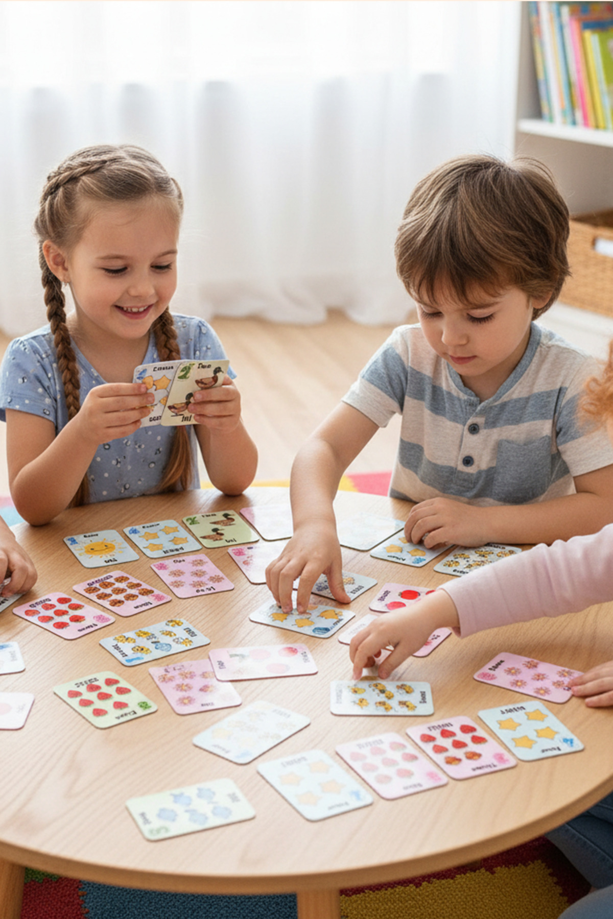 kutuTR 3’lü Set Zeka Eşleştirme Oyunu – 52 Adet Ahşap Kart – Hava Durumu, Sayı Ve Hayvan İngilizce Set 2 fotoğrafı 4 (önizleme)