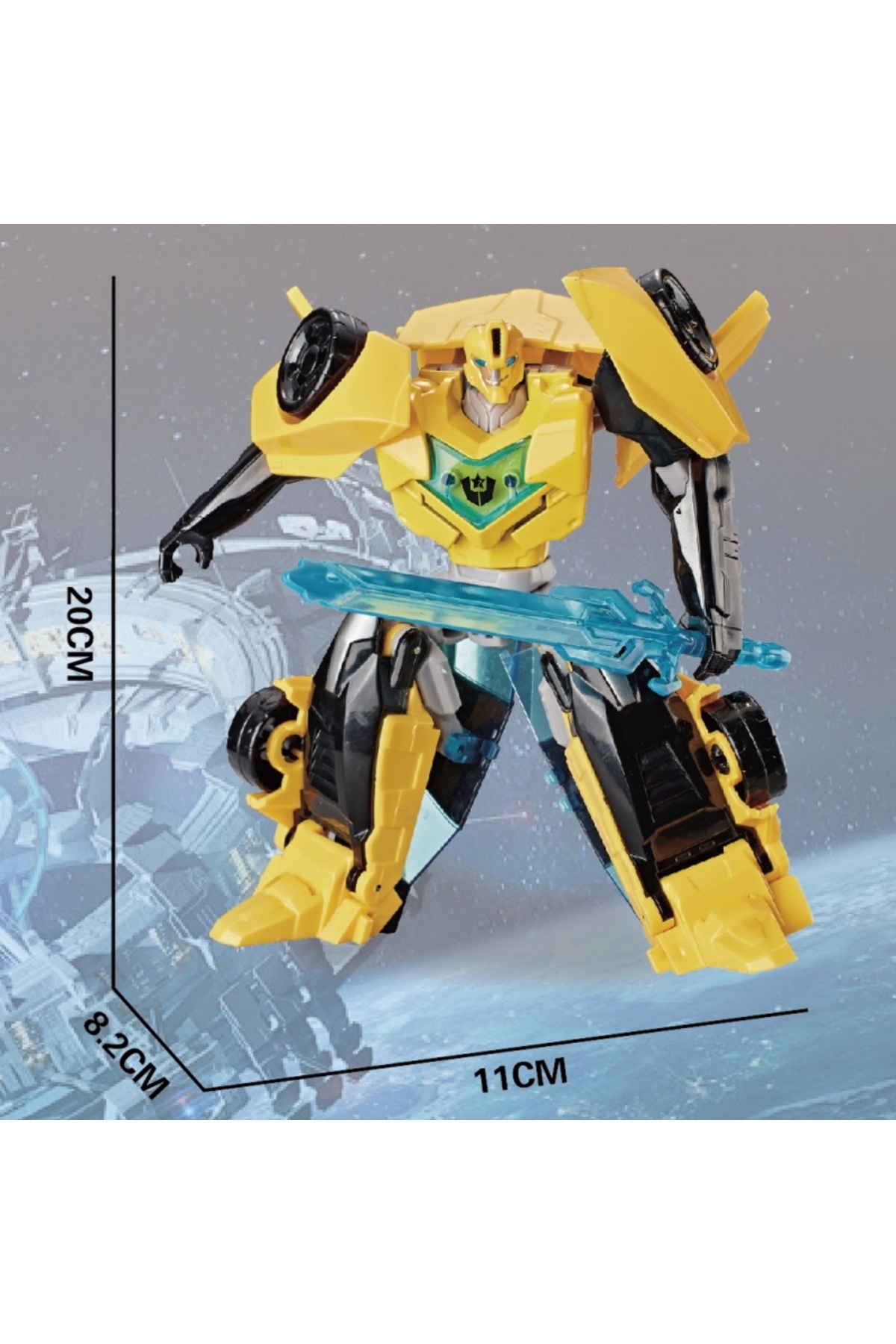 Brother Toys Transformer Metal Gövdeli Bumblebee Robota Dönüşen