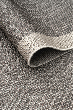 Vila Nova Home Krem Gri Sisal Dokuma, Çerçeveli,tozumaz kaymaz taban Salon, O...