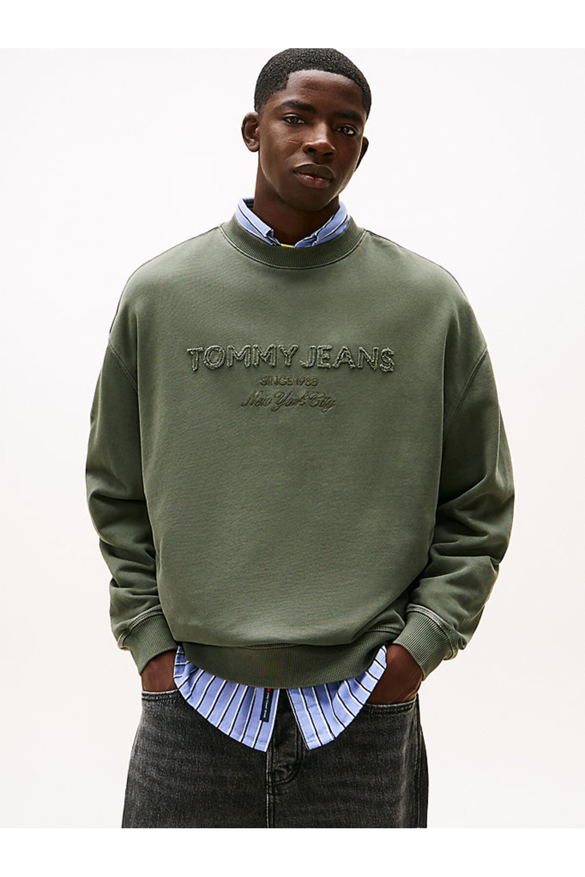 تامی هیلفیگر سویشرت کلاسیک جدید مردانه TJM 90