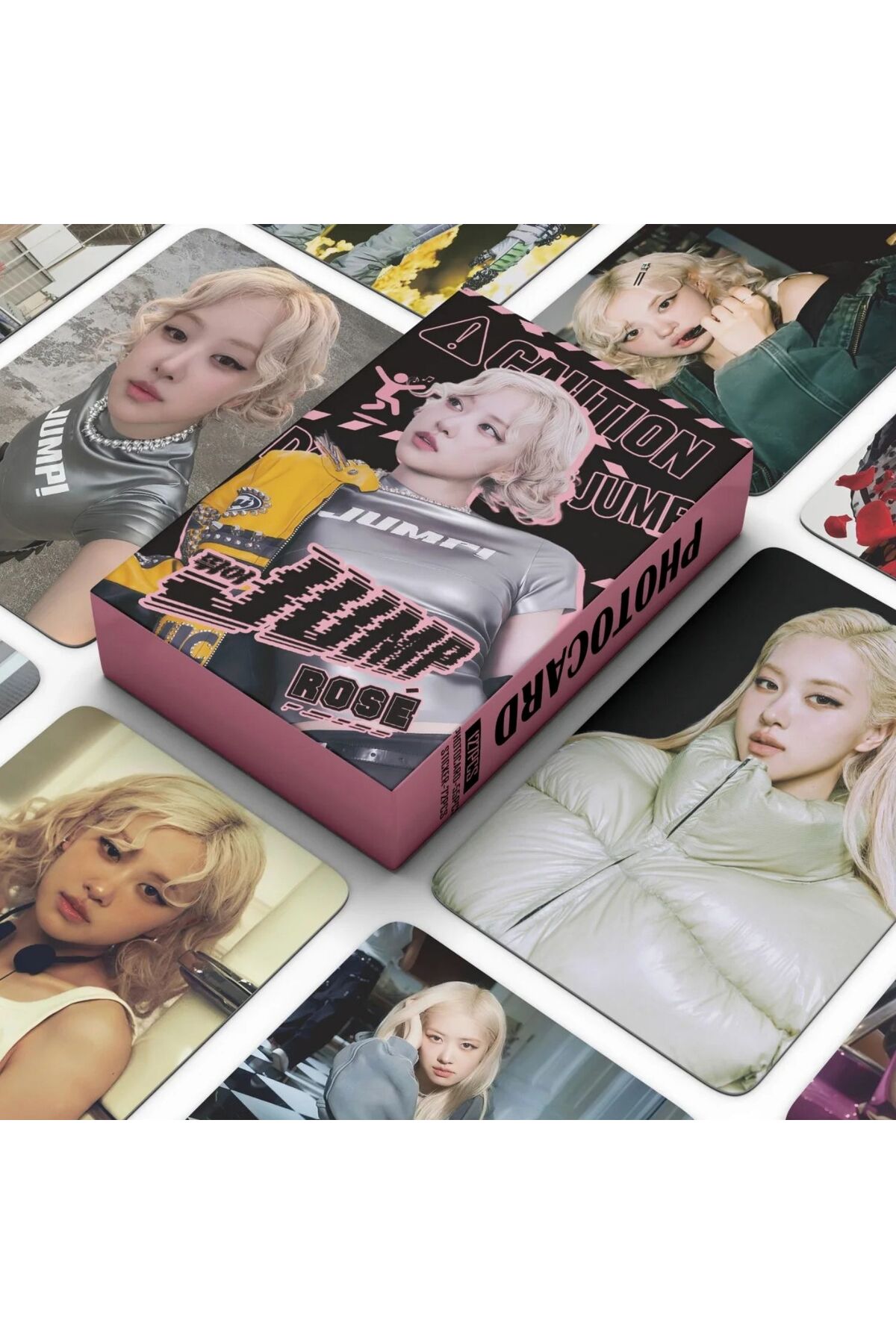 Kpop Dünyasi BLACKPINK Rose '' JUMP '' Çift Yön Baskılı Lomo Card
