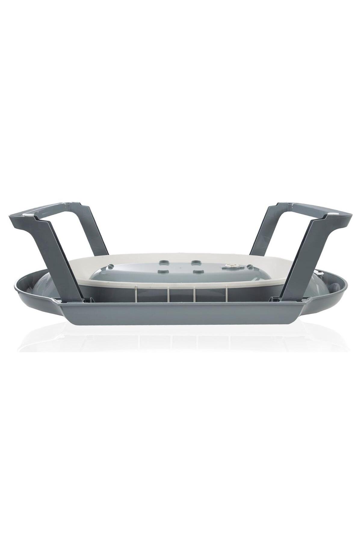 Babyjem 3'lü Katlanır Banyo Set - Gri fotoğrafı 4 (önizleme)