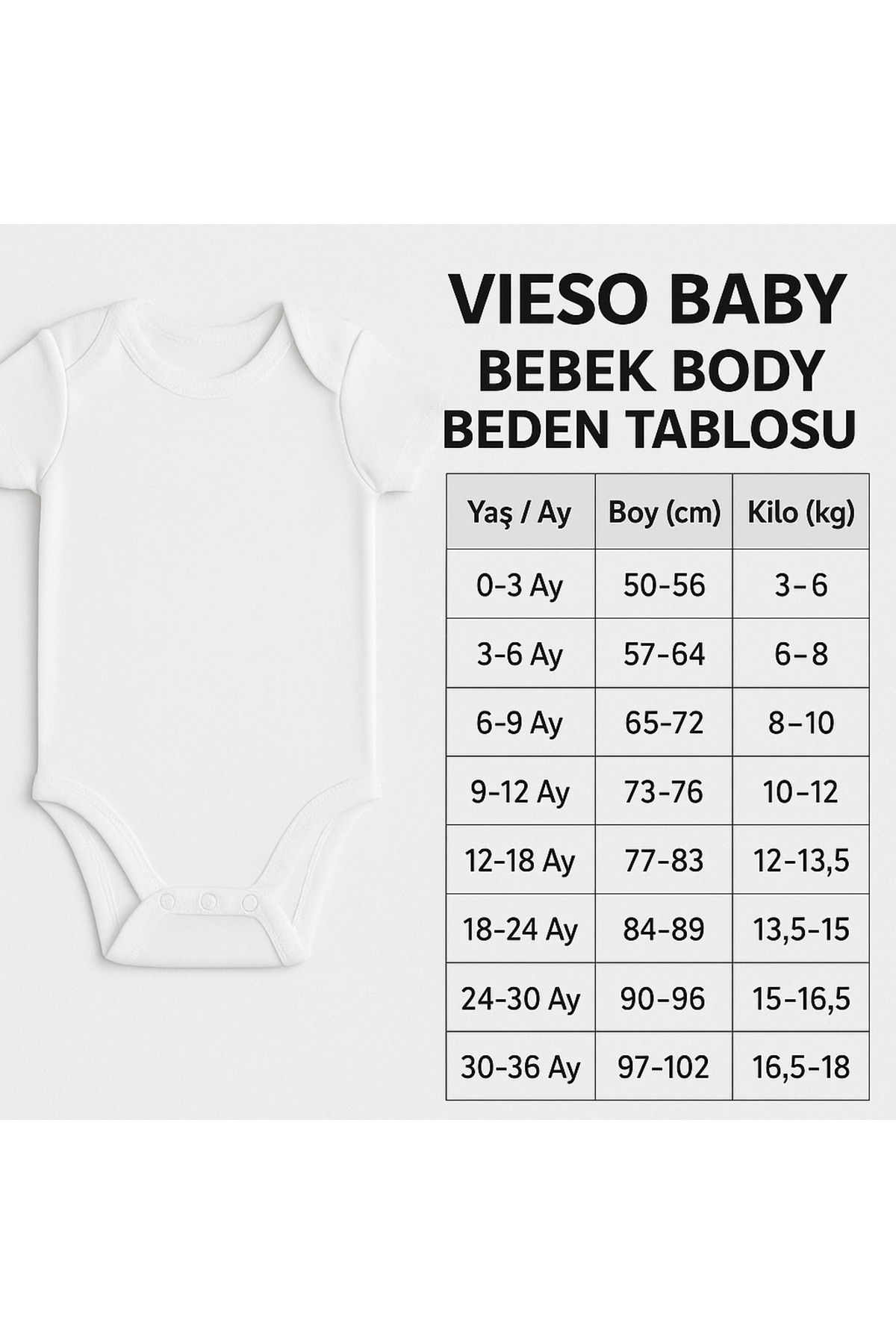 vieso 5'li % 100 Organik Pamuklu Kız Erkek Çıtçıtlı Bebek Body Zıbın Atlet fotoğrafı 7 (önizleme)
