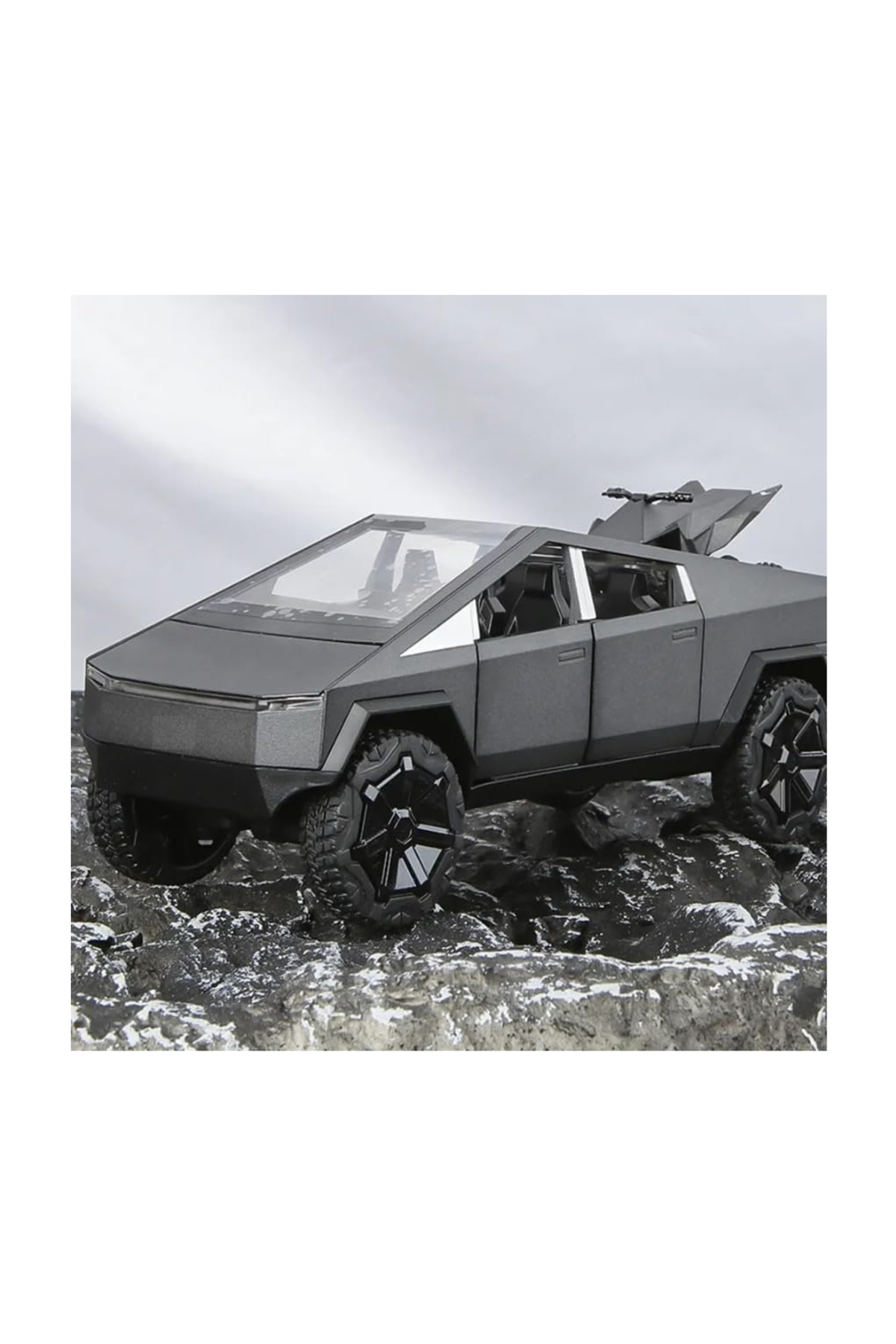 Cici Oyuncak Tesla Cybertruck + Atv Exclusive Alloy Metal Pull