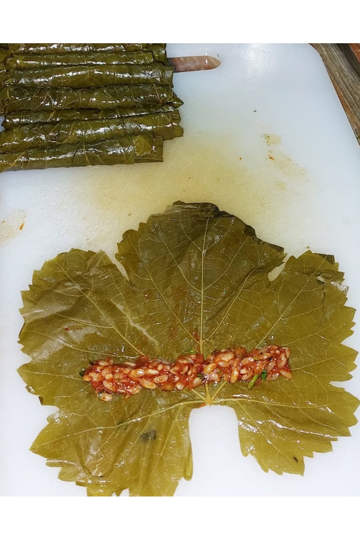Sarma Ince executive İnce sarım ev yapımı yaprak sarma (pişmemiş) yarım kg ...
