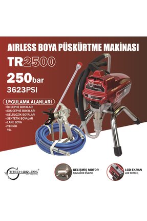 Titech Airless TR-2500 Elektrikli Airless Boya Makinası - Dijital