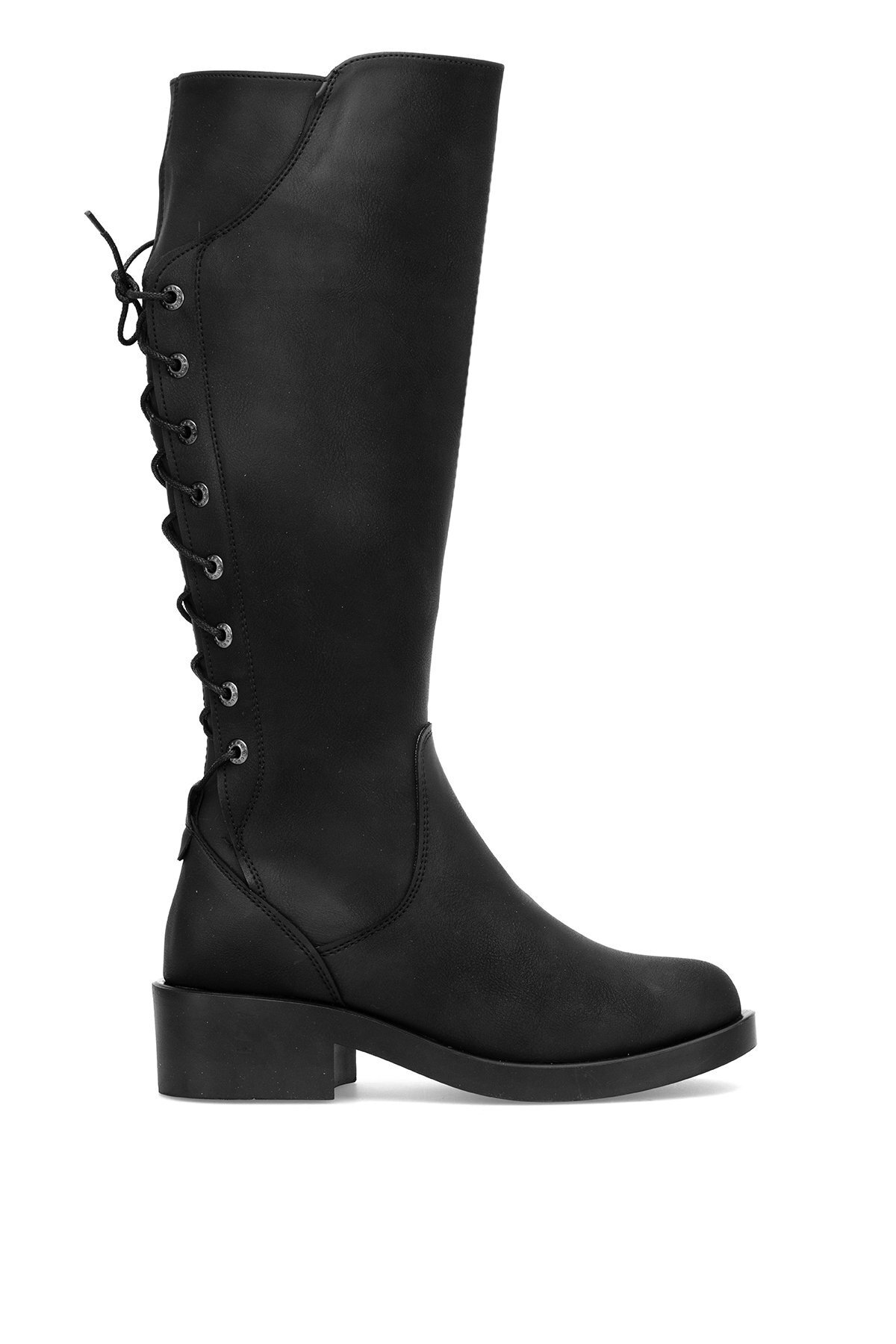 Ayakkabı Fuarı Elit SYHZ2720 Kadın Topuklu Çizme Siyah