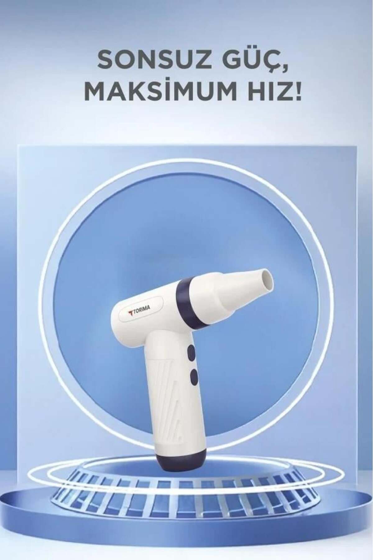 Torima TTB-01 Yüksek Hızlı Turbo 85 000 pm -1100 mAh - 40 W Hava Üfleme Makinası.