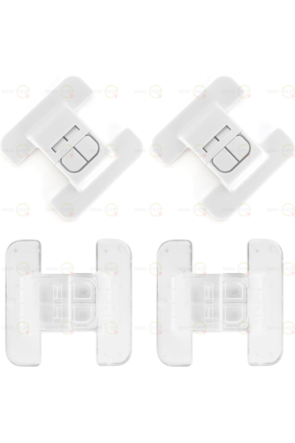 MAİN SHOP 4 Adet Çocuk Güvenliği İçin Buzdolabı Kapısı Kilit, Kapı Sabitleyici Toka M-360 fotoğrafı 5 (önizleme)