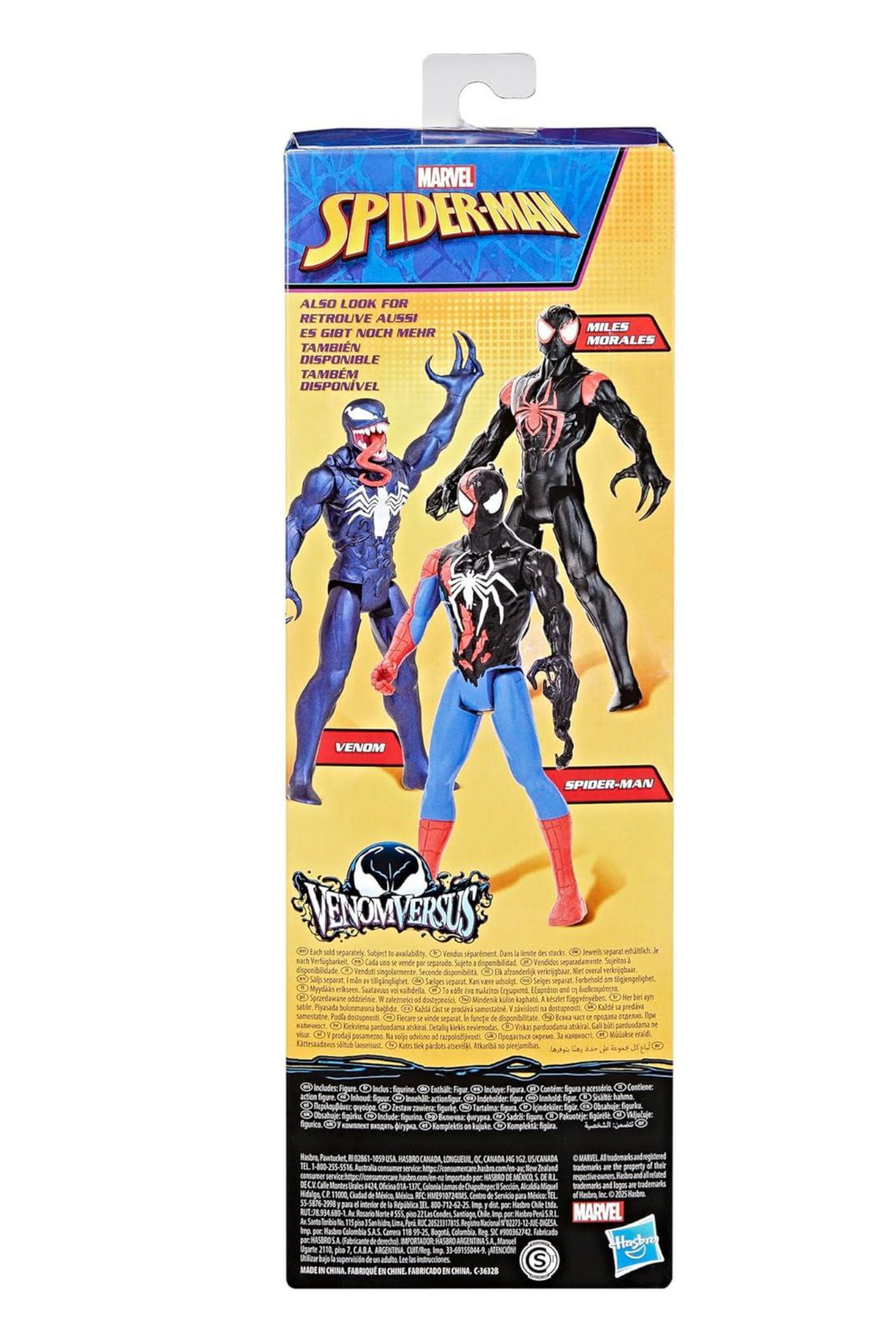 Hasbro Spider Man Venom Versus Titan Hero Figür Spider Man G0735
