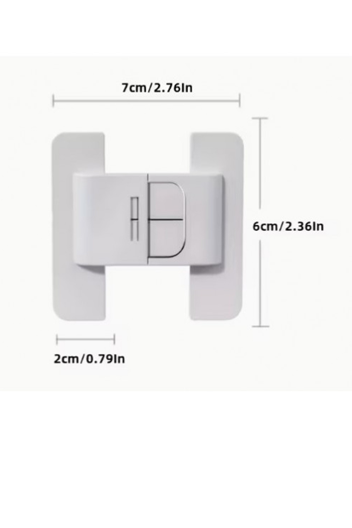 İndirimKap 4 Adet Buzdolabı, Çekmece ve Dolap Kapağı Çocuk Kilidi fotoğrafı 3 (önizleme)