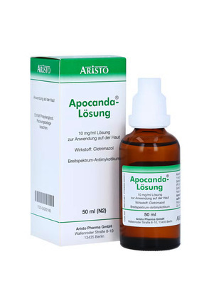 Aristo Apocanda Ayak & Vücut Mantar Solüsyon Topikal Çözüm 50 ml