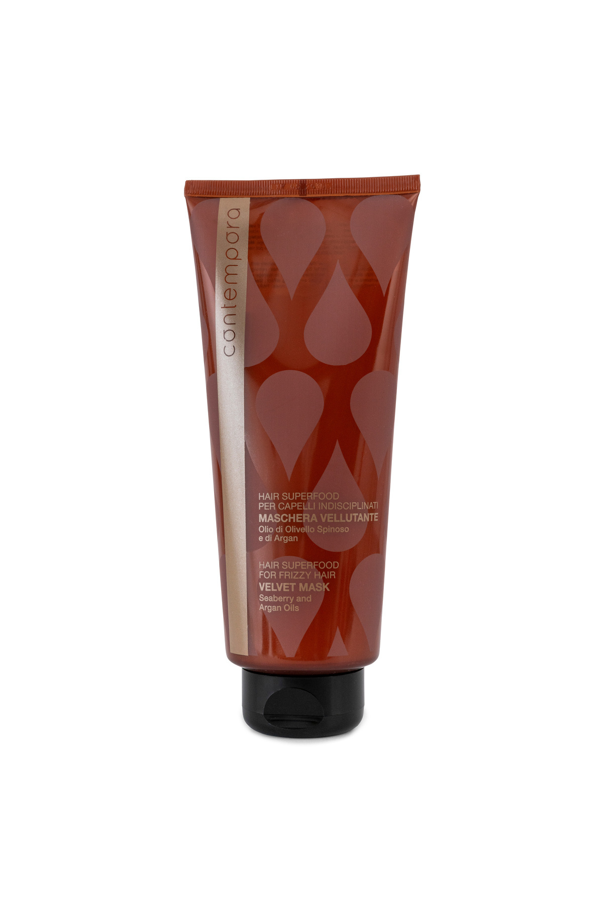 Argan Yağlı Elektriklenme ve Kabarıklık Önleyici Unisex Vegan Kadife Saç Maskesi — CP23 — تصویر 3 از 8