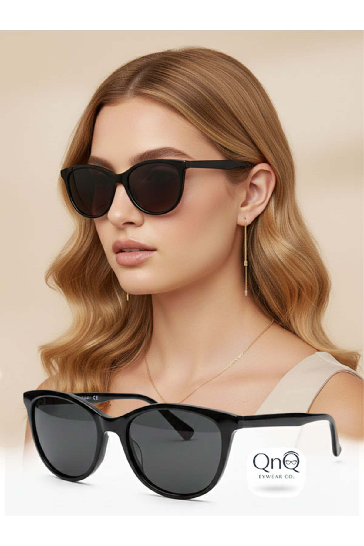 CAT EYE BLACK WOMEN 'S SUNGLASSES MOST TRENDY MODEL