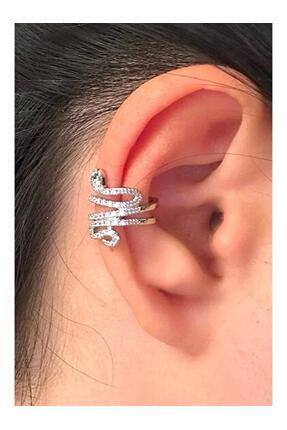 hana trade Zarif Yılan Figürlü Kıkırdak Küpe