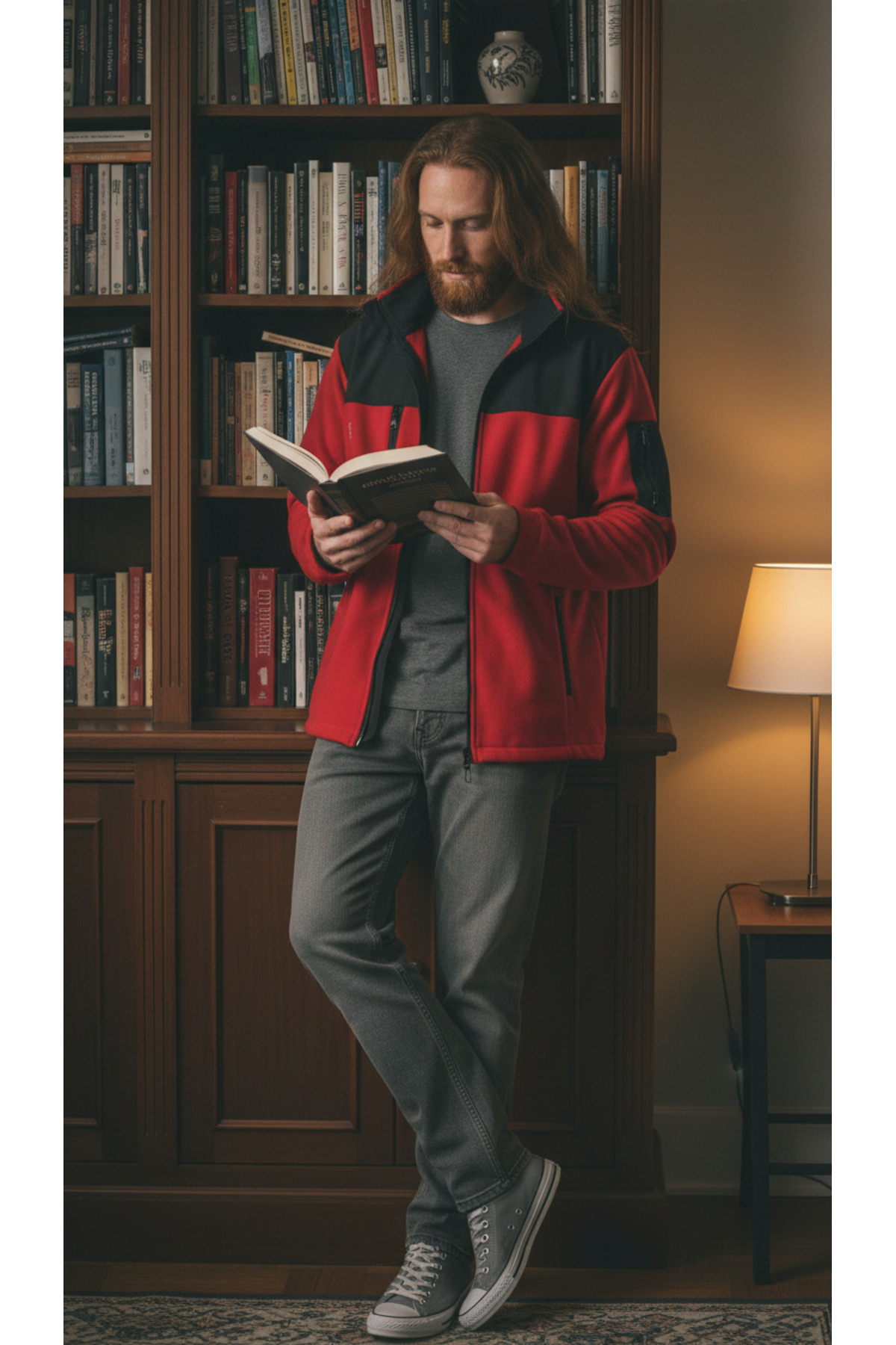 ژاکت POLAR X-PRO Softshell Yoke مشکی — قرمز PLR-SS-SYH-01 — تصویر 8 از 8