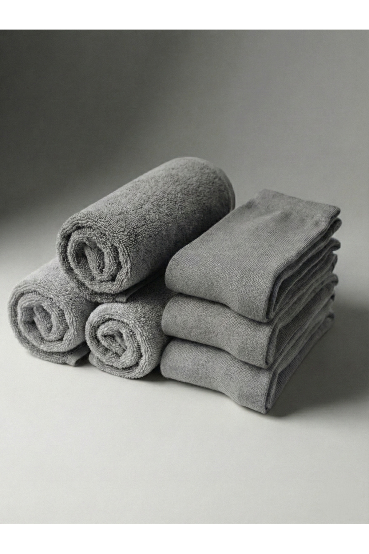 Ducks Socks Men's Gray 3-Piece Seamless Heat Preservative Thermal Winter Towel Socks