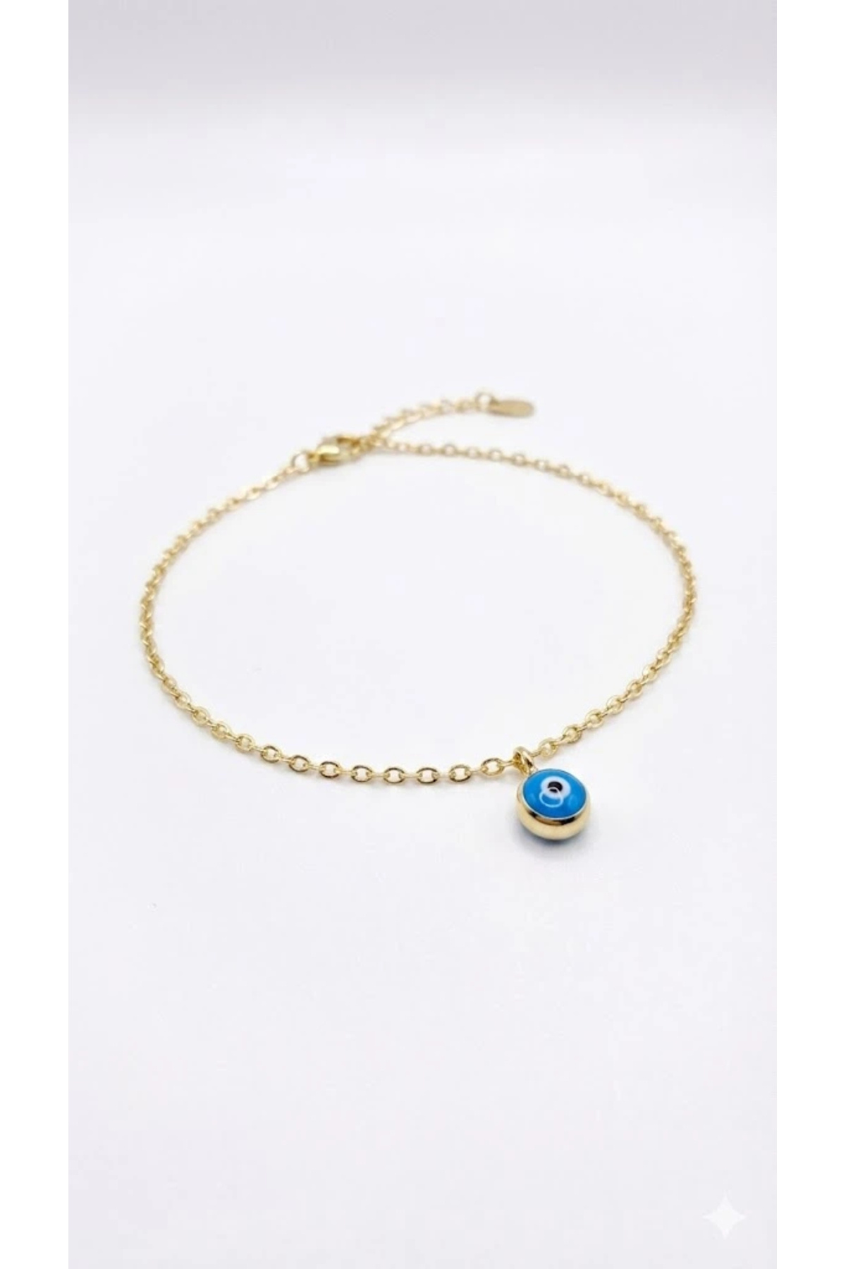 Güzide Kuyumcu 14 Ayar Altın Minimal Nazar Boncuklu Bileklik 1171