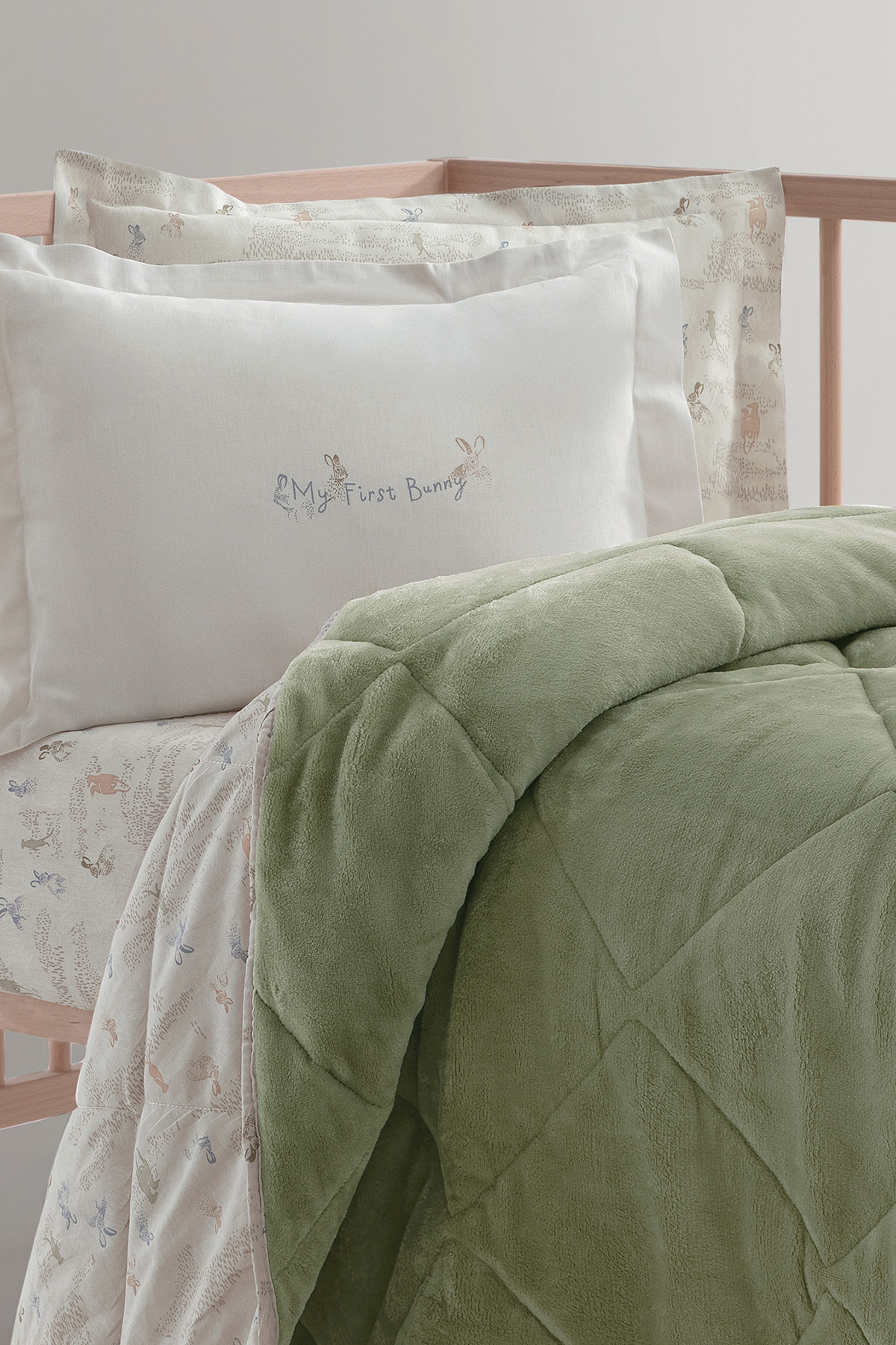 Yataş Mini Hare Bebek Triola Uyku Seti - Adaçayı fotoğrafı 2 (önizleme)