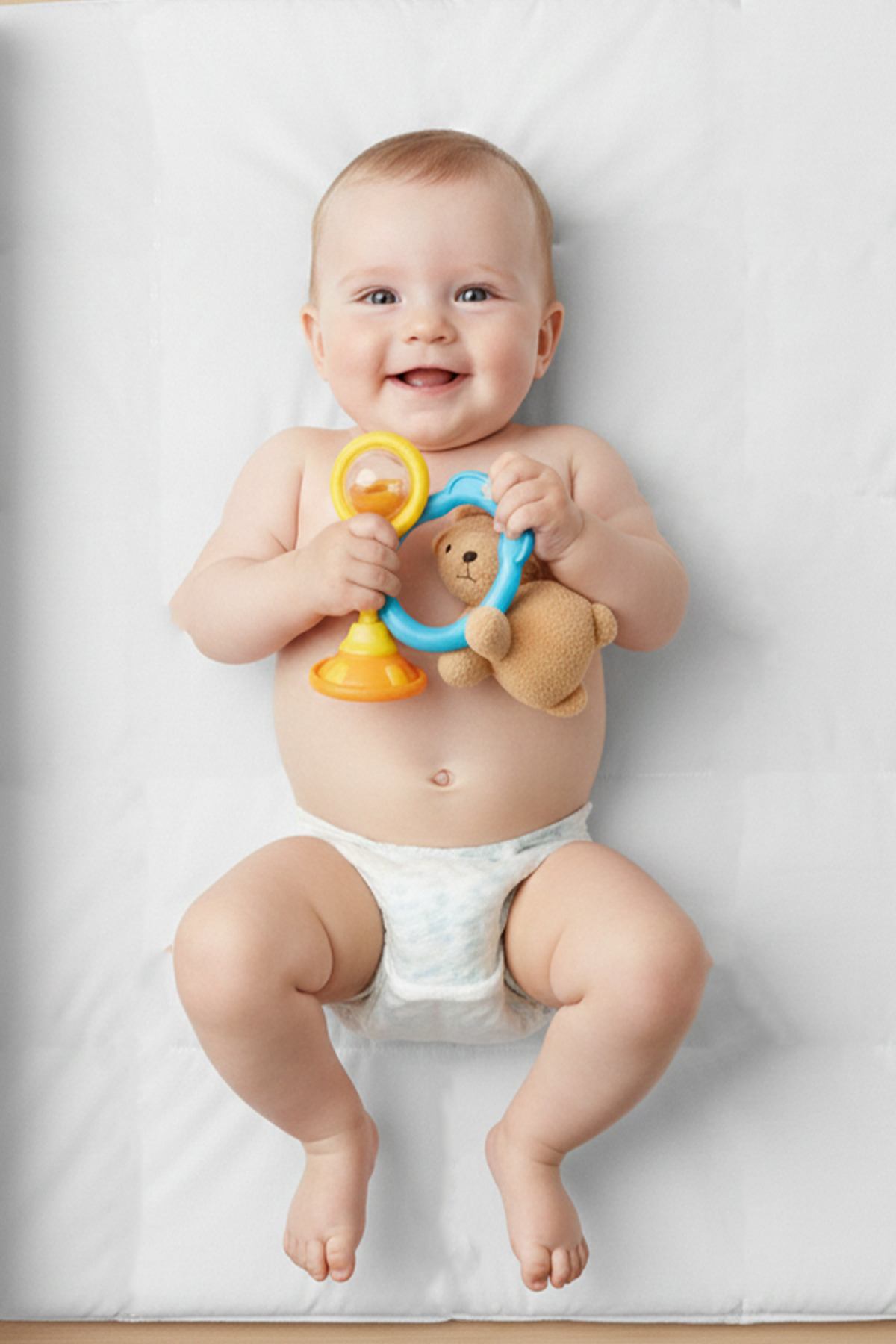 HRN Textile Sıvı Geçirmez Yıkanabilir Bebek Alt Değiştirme Pedi fotoğrafı 6 (önizleme)