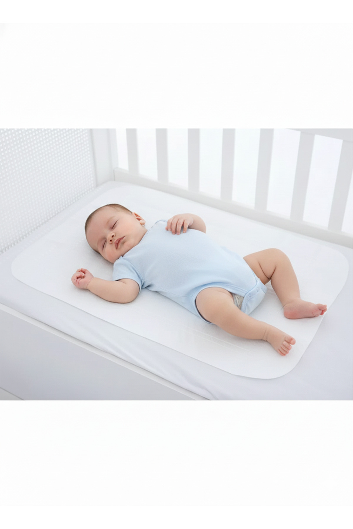HRN Textile Sıvı Geçirmez Yıkanabilir Bebek Alt Değiştirme Pedi fotoğrafı 4 (önizleme)