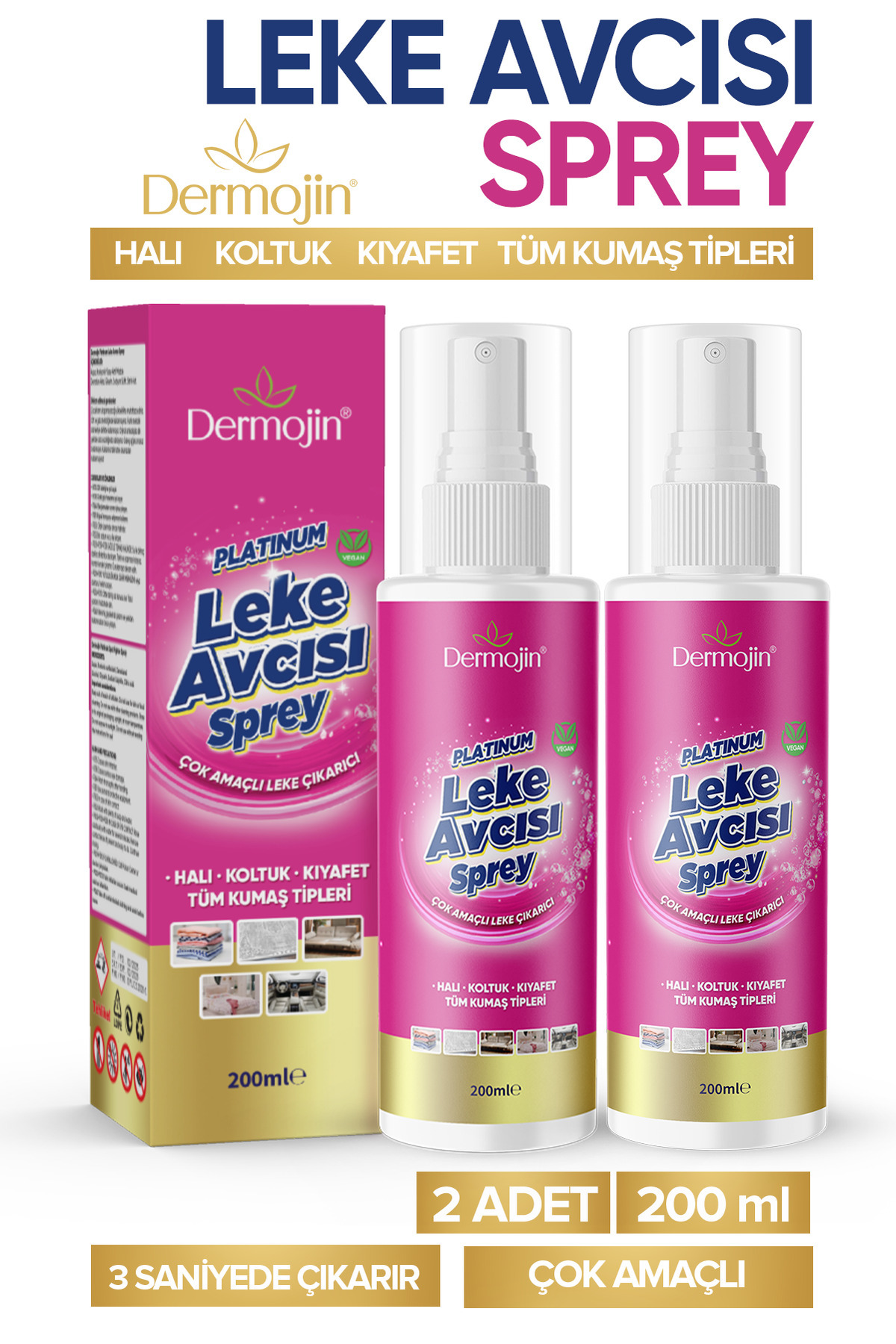 Dermojin 2 Adet - Platinum Çok Amaçlı Leke Çıkarıcı