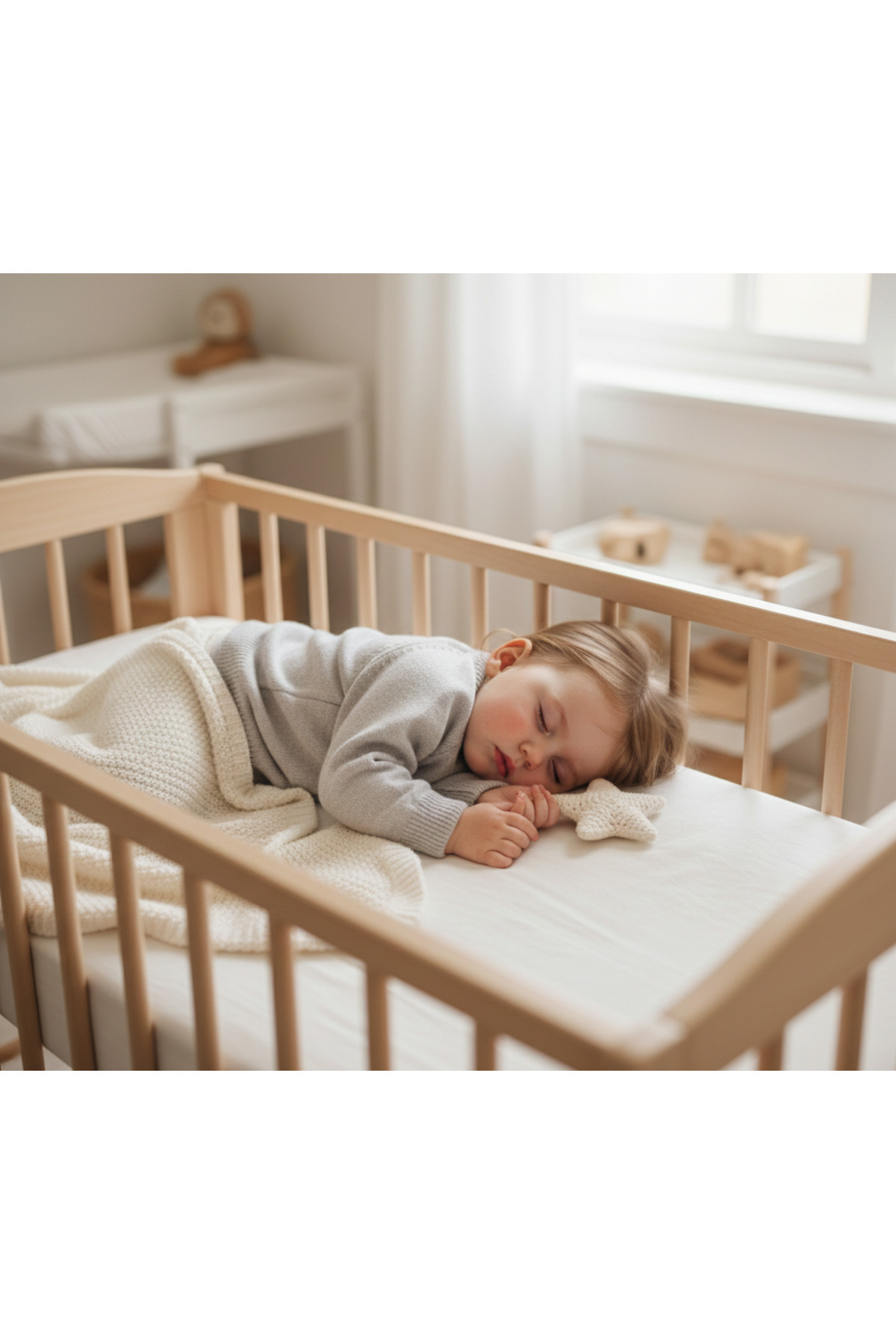 Nimini Kids Esnek Bisiklet Yaka Selanik Örgü Unisex Bebek ve Çocuk Kazak fotoğrafı 2 (önizleme)