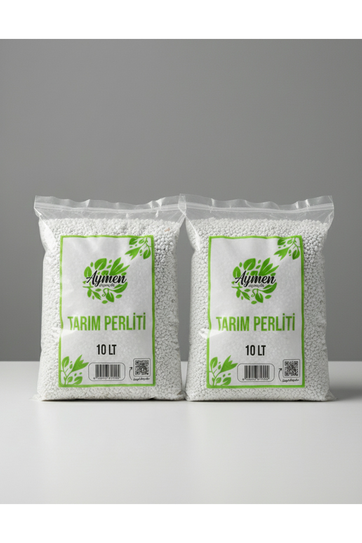 2 Pieces 10 Liters Agricultural Pearlite Rooting Perlite (20 LT in TOTAL) Drain Regulator Premium Quality