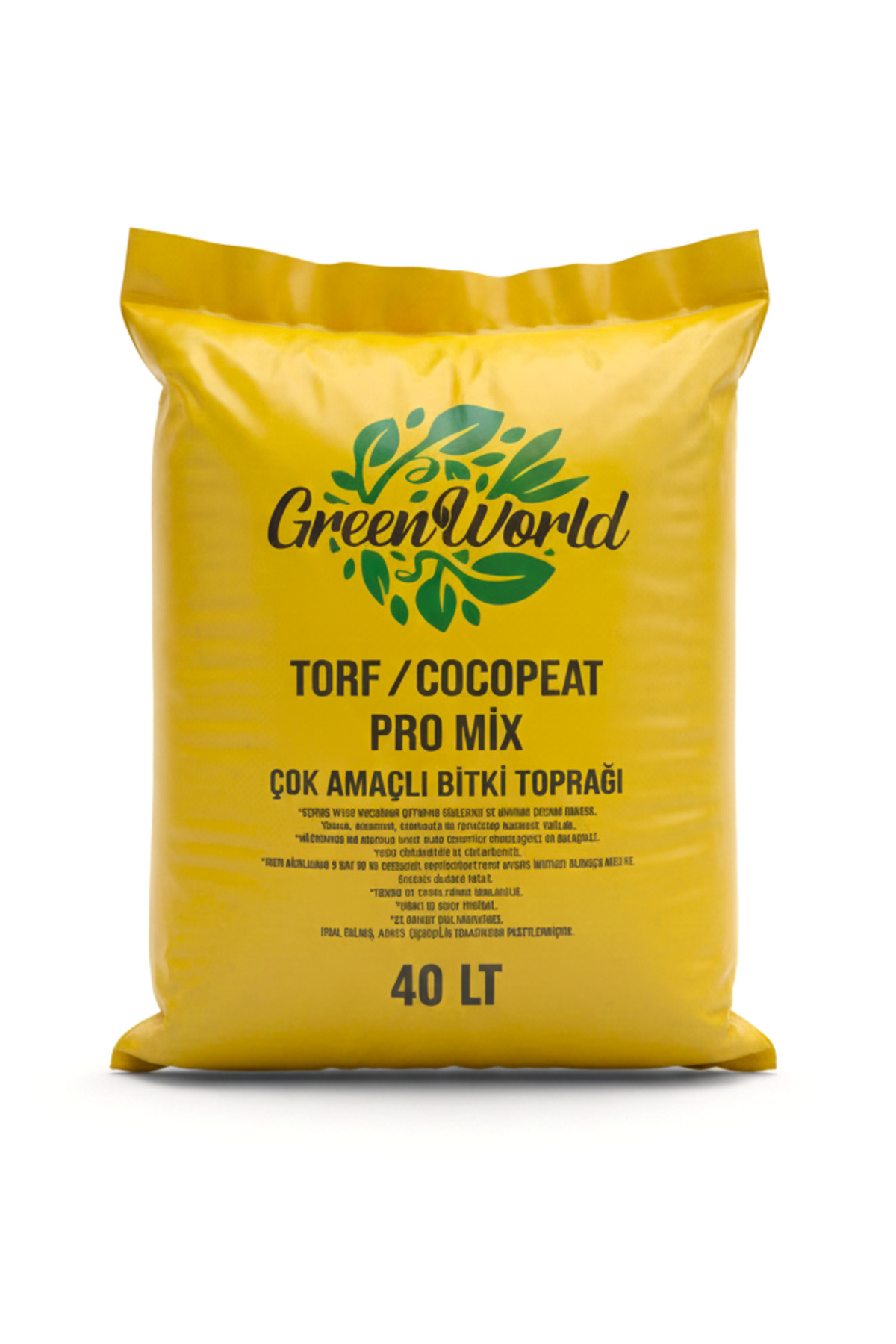 Green World 40 Litre İthal Çok Amaçlı Bitki Toprağı Torf Cocopeat